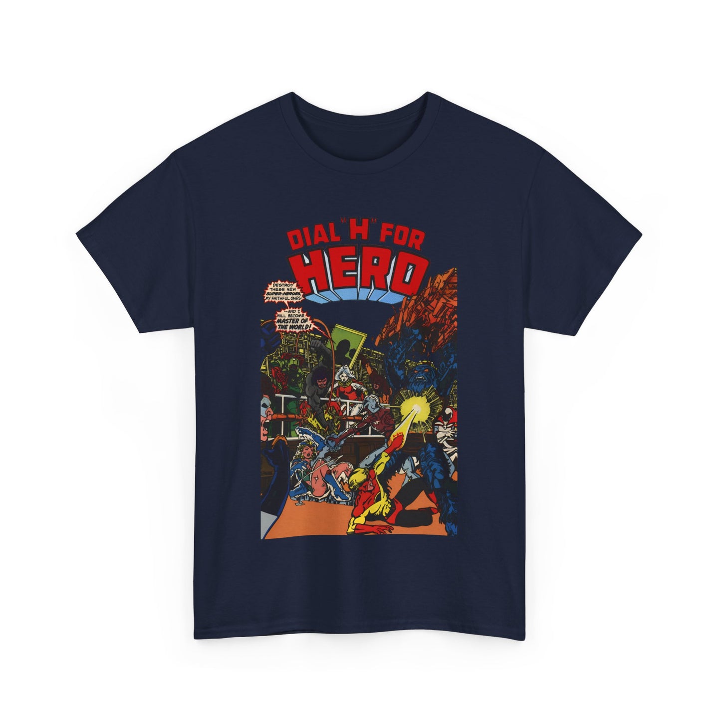 Dial "H" For Hero T-Shirt - George Perez Art - Chris King and Vicki Grant - Adventure Comics Series - DC Comics