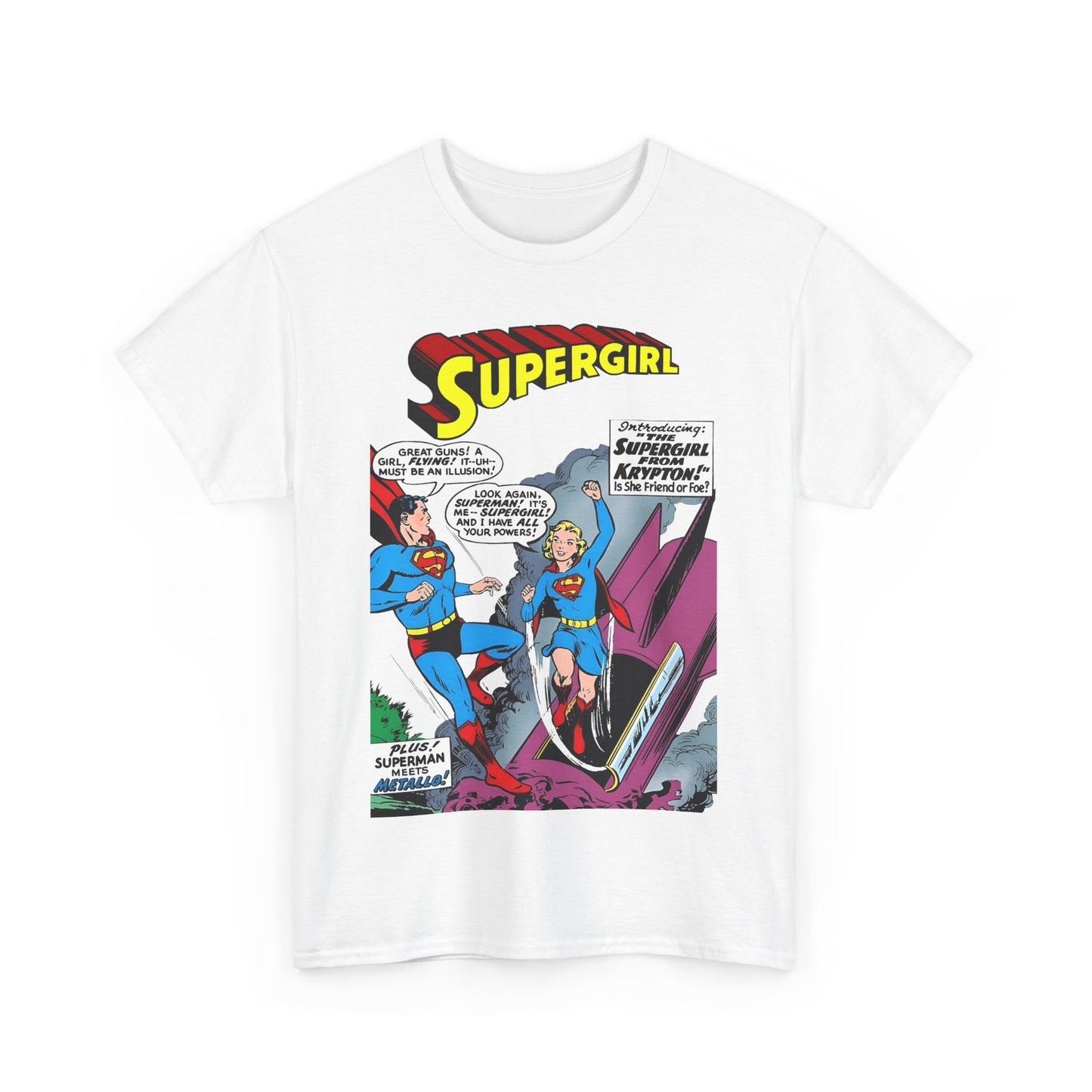 Supergirl T-Shirt - Action Comics #252 - 1st Appearance of Supergirl Cover Art - Kara from Kandor - DC Comics