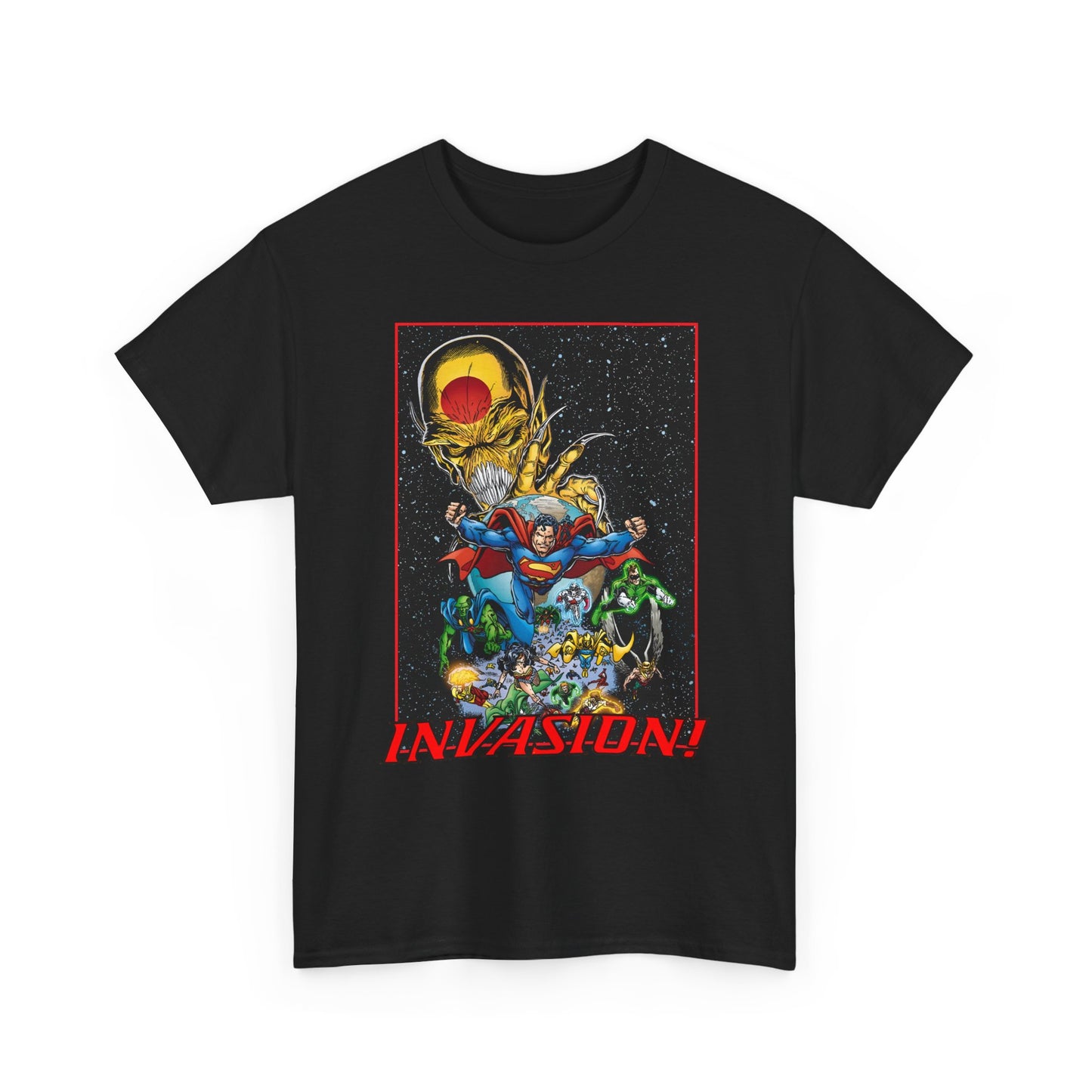 Invasion T-Shirt - Bart Sears Art - DC Comics