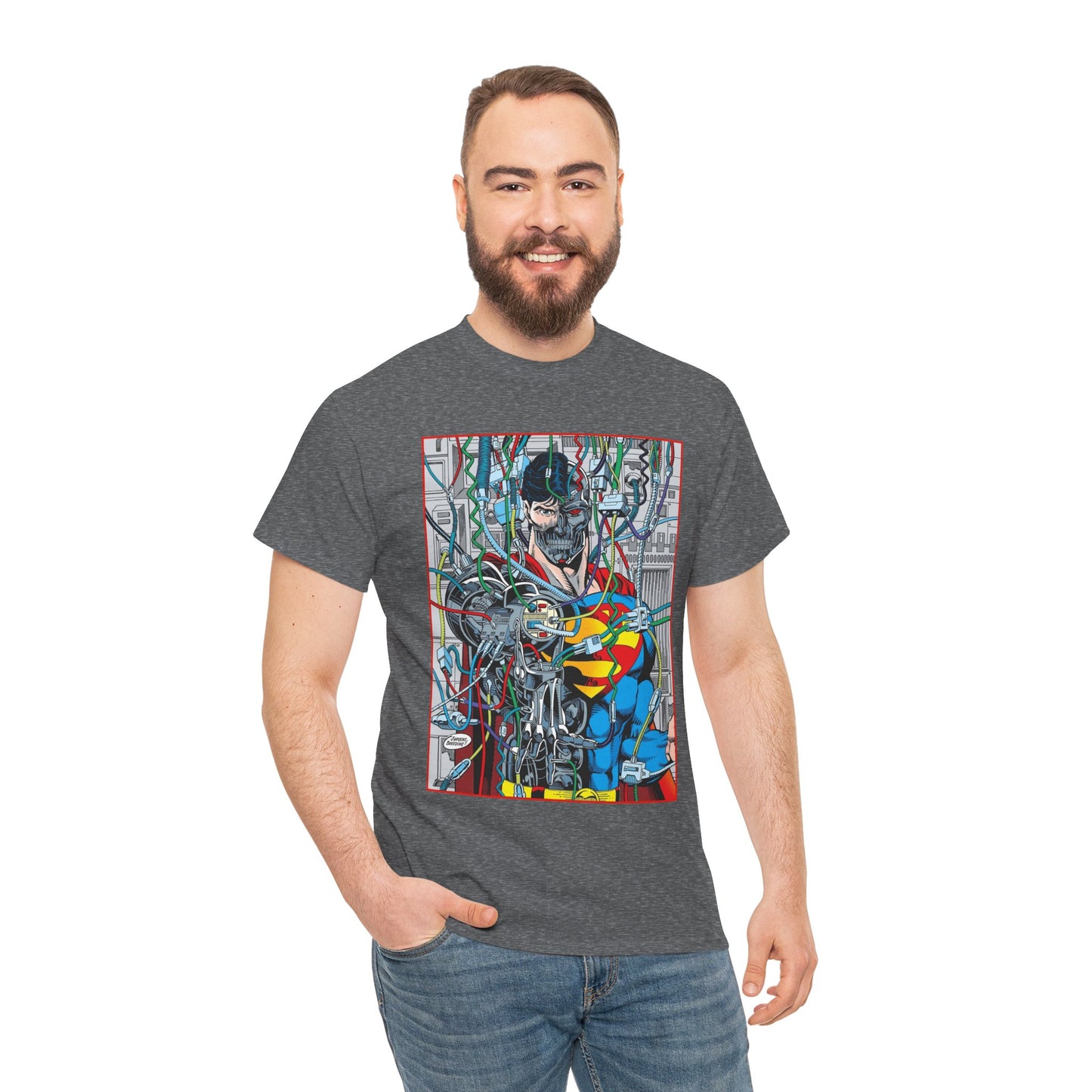 Cyborg Superman T-Shirt - DC Comics - Dan Jurgens Art - Reign of the Supermen - Popular 90s Story