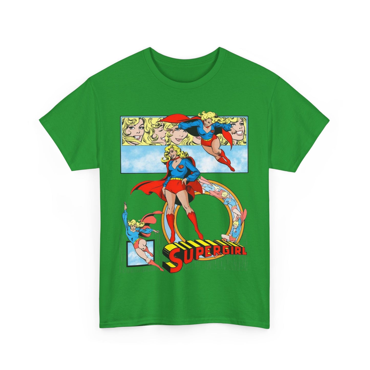 Supergirl T-Shirt - Krypton, Superman, Kara, Kandor - DC Comics - 1980s Art - Style Guide - Superman's Cousin