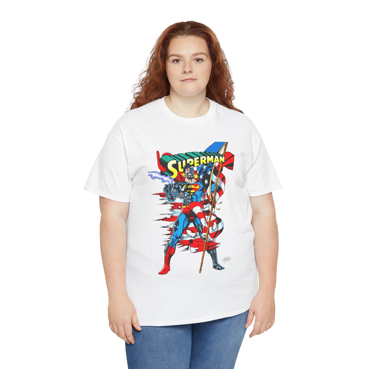 Cyborg Superman T-Shirt - Dan Jurgens Art - Reign of the Supermen Enemy - 1990s Storyline After the Death of Superman - DC Comics