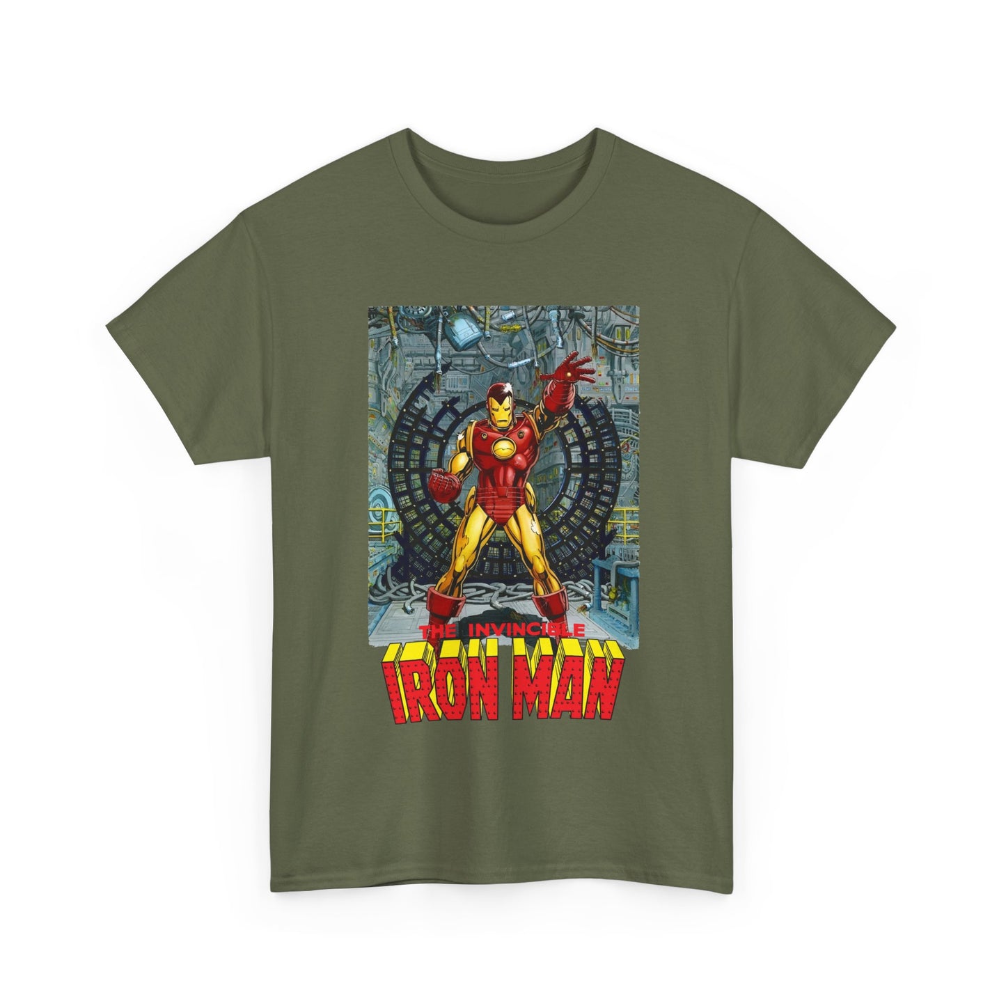 Iron Man T-Shirt - Bob Layton Art - Tony Stark Armor - Avengers Member & Leader - Marvel Comics