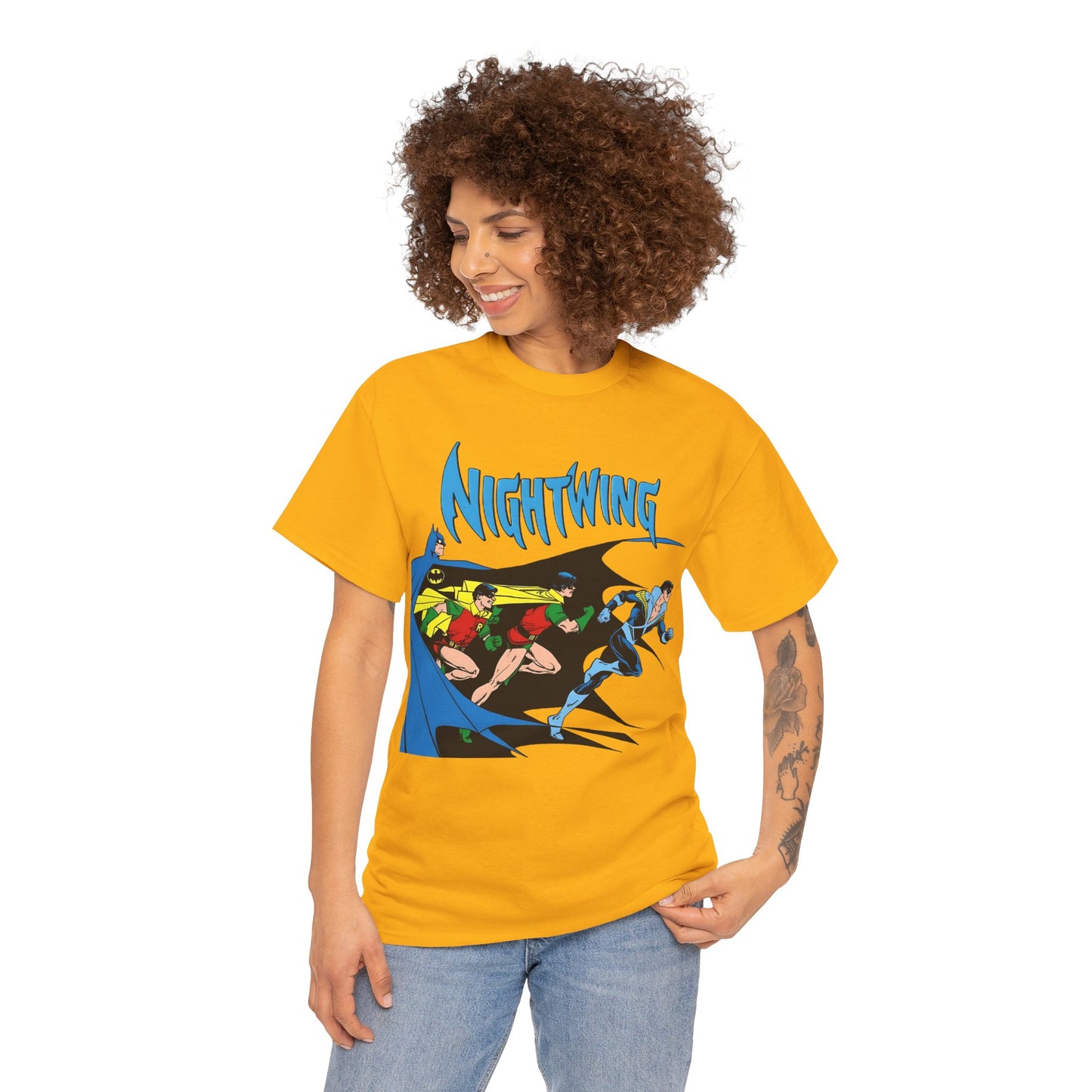 Nightwing T-Shirt - George Perez Art - Batman, Bruce Wayne, Robin, Dick Grayson - New Teen Titans Leader - DC Comics