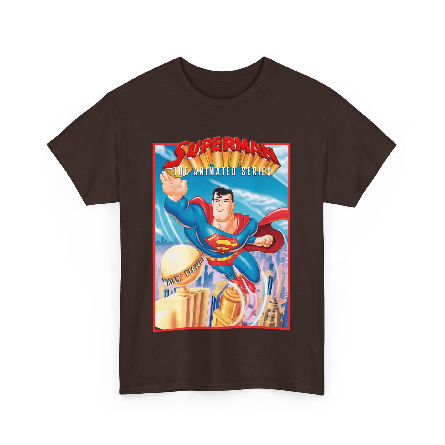 Superman The Animated Series T-Shirt - DC Comics - WB Cartoon 1990s - Metropolis - Man of Steel - Daily Planet