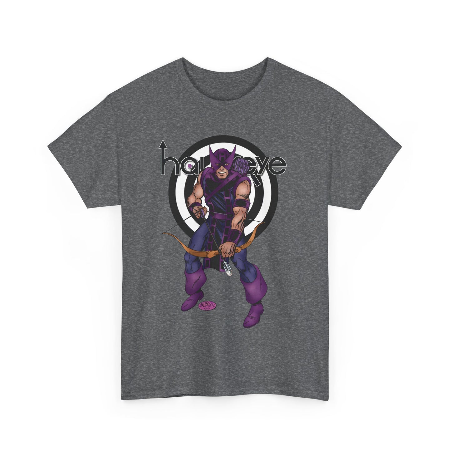 Hawkeye T-Shirt - John Byrne Art - Clint Barton, Avengers Leader & Member - Marvel's Ultimate Archer - Marvel Comics