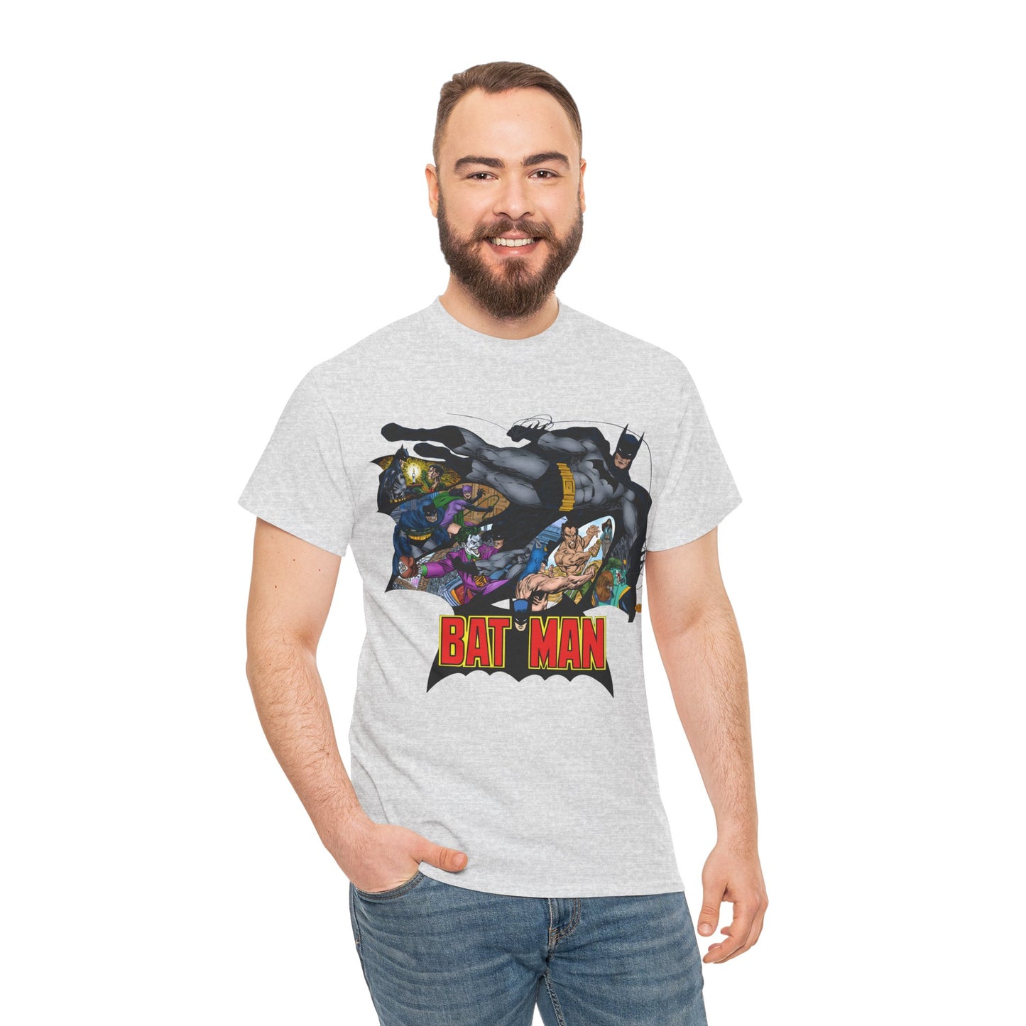 Batman T-Shirt - John Byrne Art - Joker, Catwoman, Ra's al Ghul, Talia - DC Comics - The Batcave