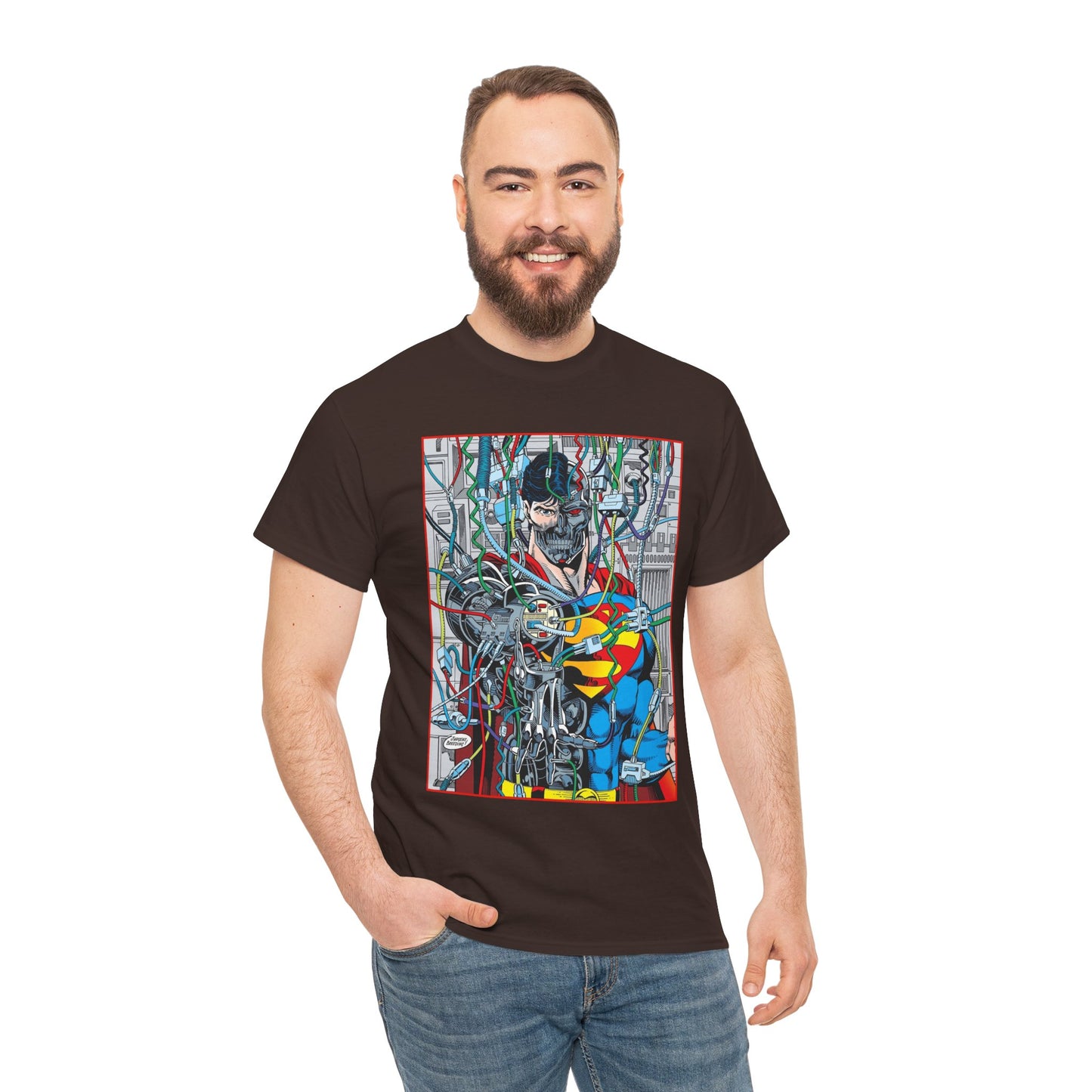 Cyborg Superman T-Shirt - DC Comics - Dan Jurgens Art - Reign of the Supermen - Popular 90s Story