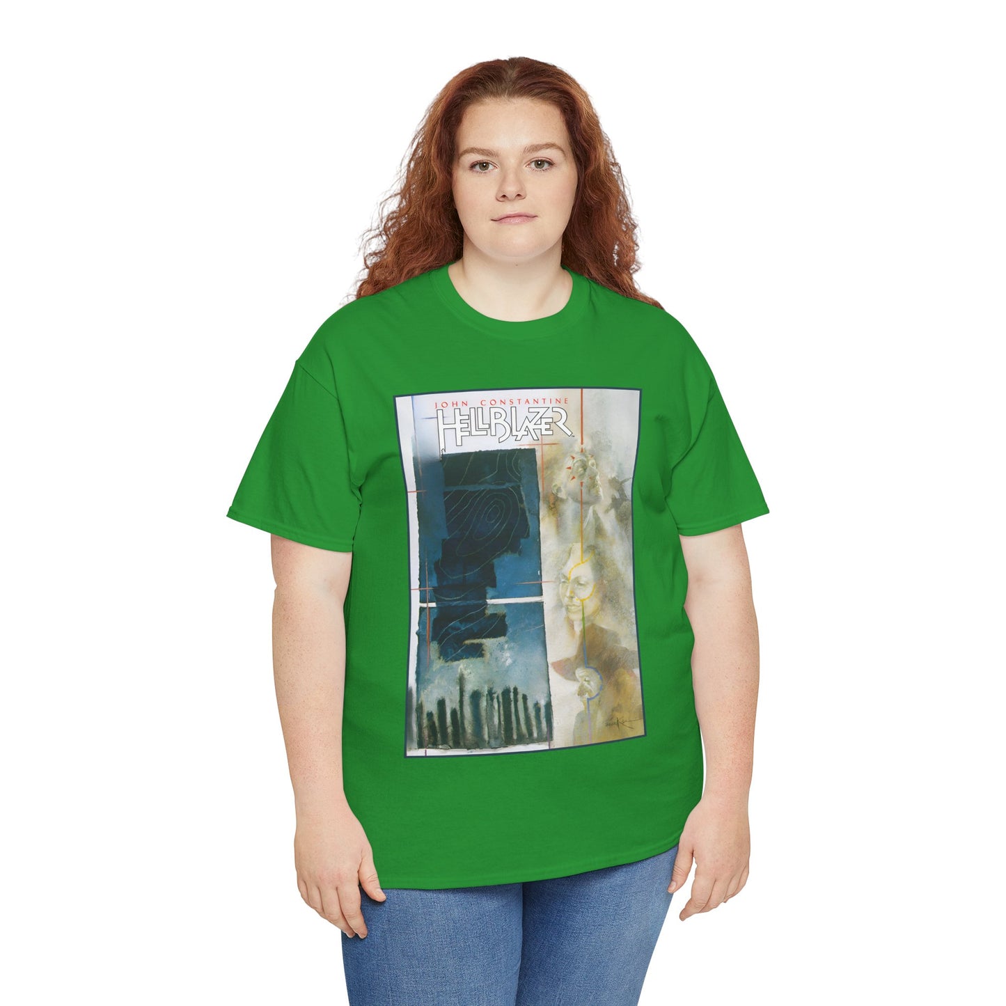 Hellblazer T-Shirt - Dave McKean Art - Vertigo Comics - John Constantine - #14 Cover Art
