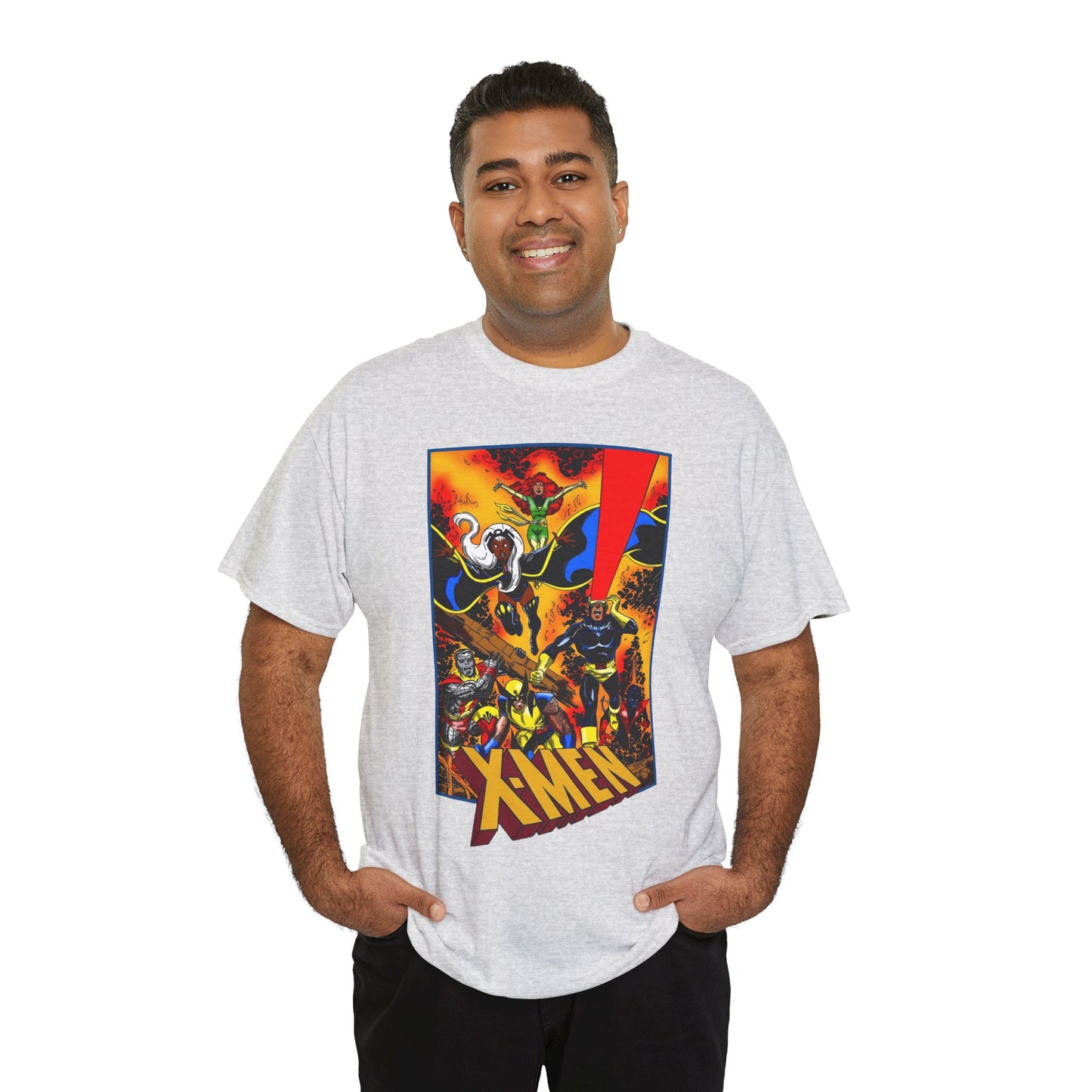 X-men T-Shirt - John Byrne Art - Phoenix, Wolverine, Cyclops, Storm, Nightcrawler, Colossus - Marvel Comics