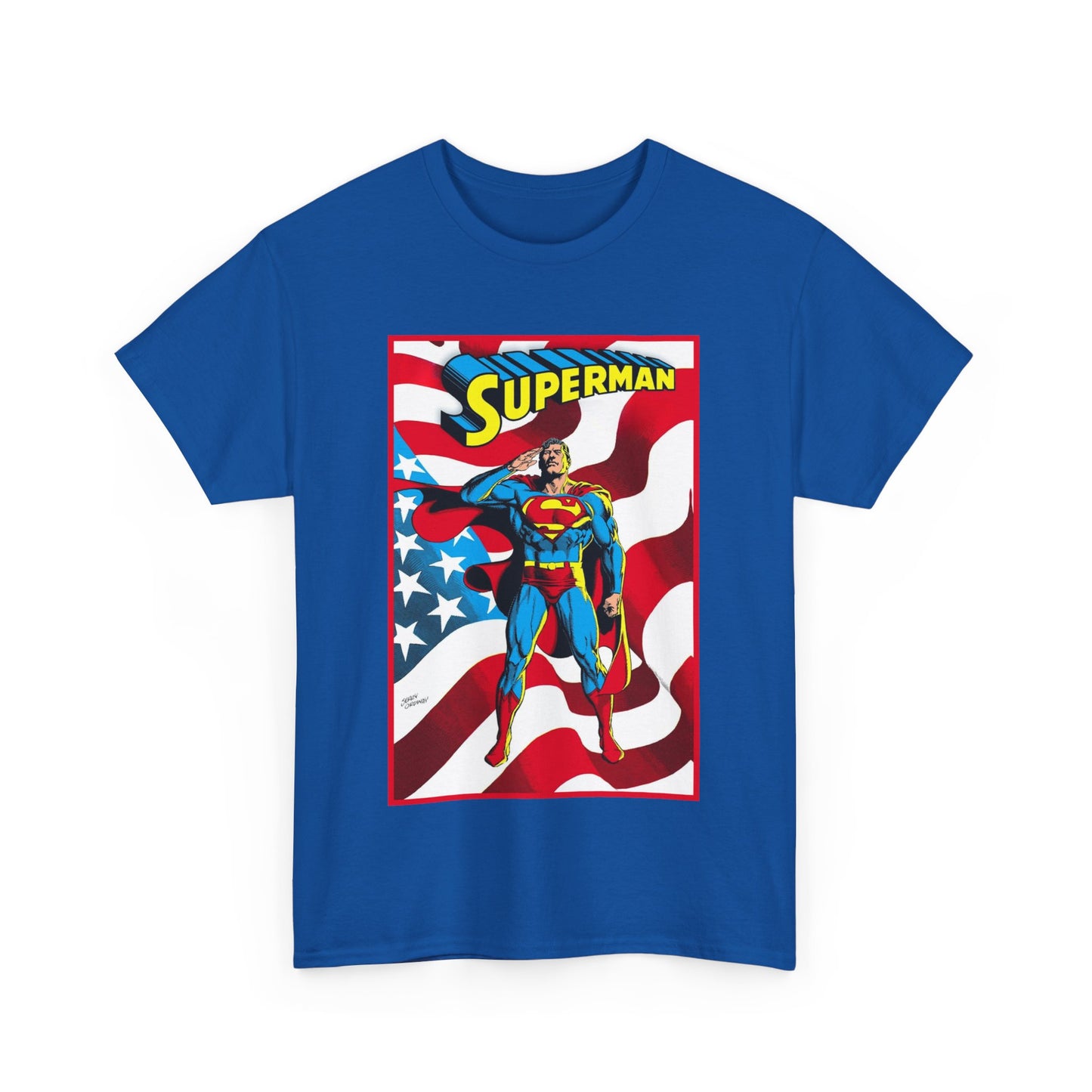 Superman T-Shirt - Jerry Ordway Art - Man of Steel, Metropolis - DC Comics