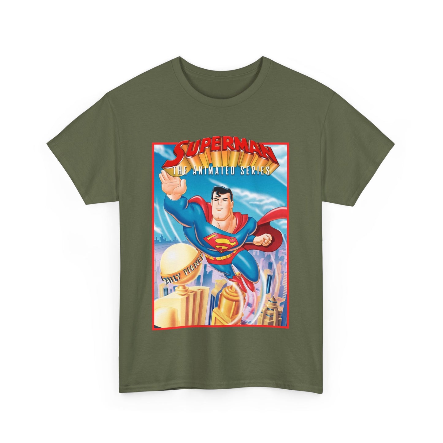 Superman The Animated Series T-Shirt - DC Comics - WB Cartoon 1990s - Metropolis - Man of Steel - Daily Planet