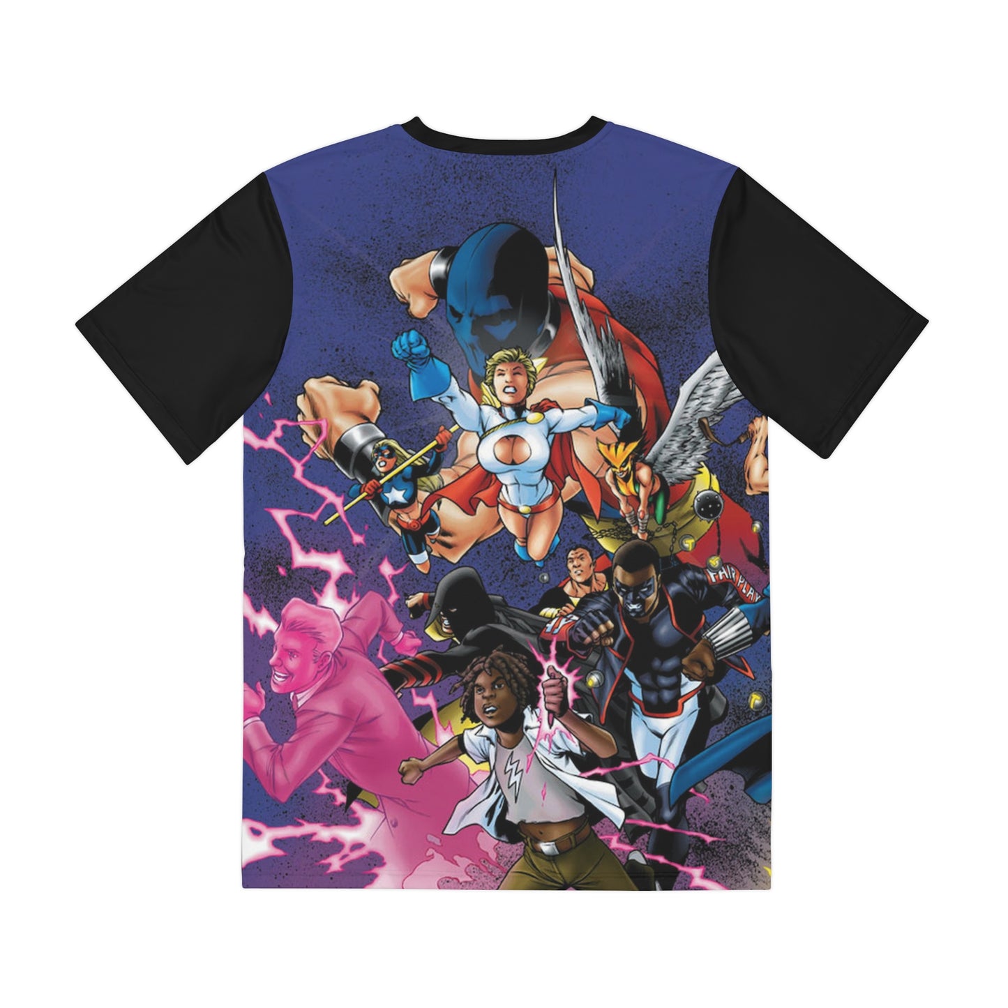 JSA #50 All Over Print Tee (Polyester) - Carlos Pacheco Art - DC Comics