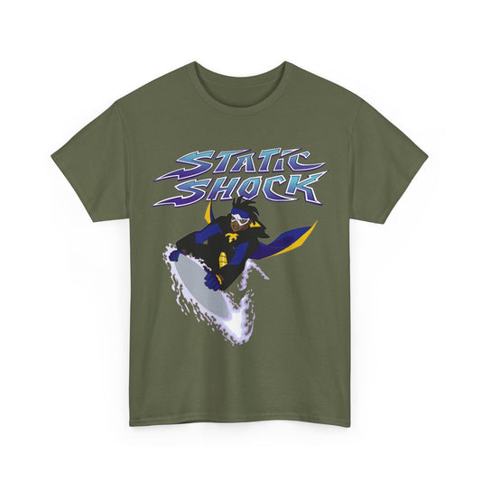 Static Shock T-Shirt - Milestone Comics - WB 1990s Animated Series - DC Comics - Virgil Hawkins