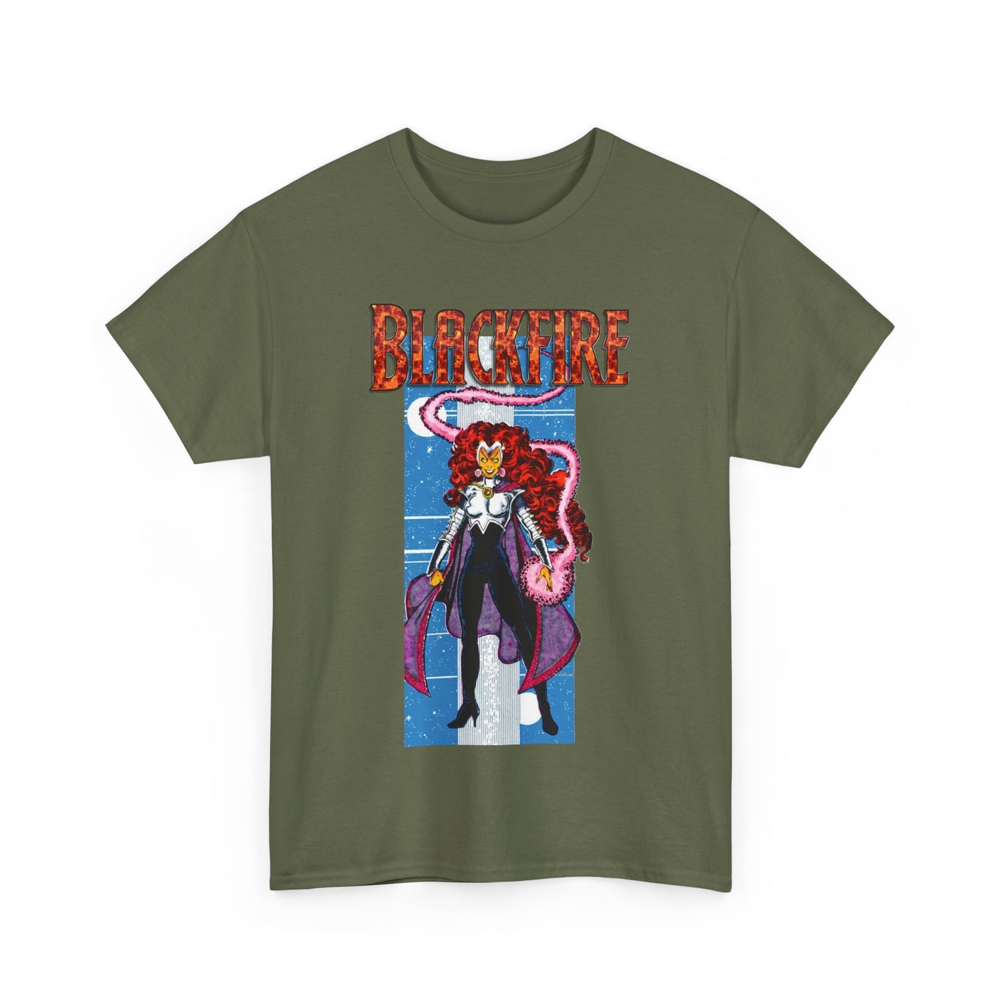 Blackfire T-Shirt - George Perez Art - New Teen Titans Enemy, Starfire's Evil Sister - From Tamaran - DC Comics