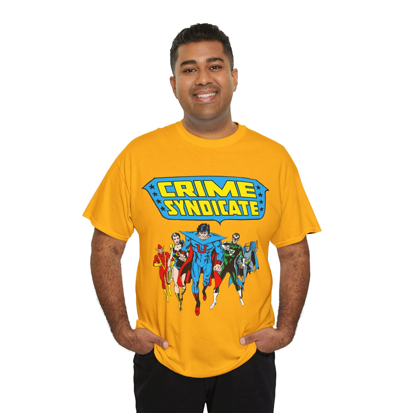 Crime Syndicate T-Shirt - Ultraman, Owlman, Superwoman, Power Ring, Johnny Quick - Earth 3 Justice League Villains - DC Comics