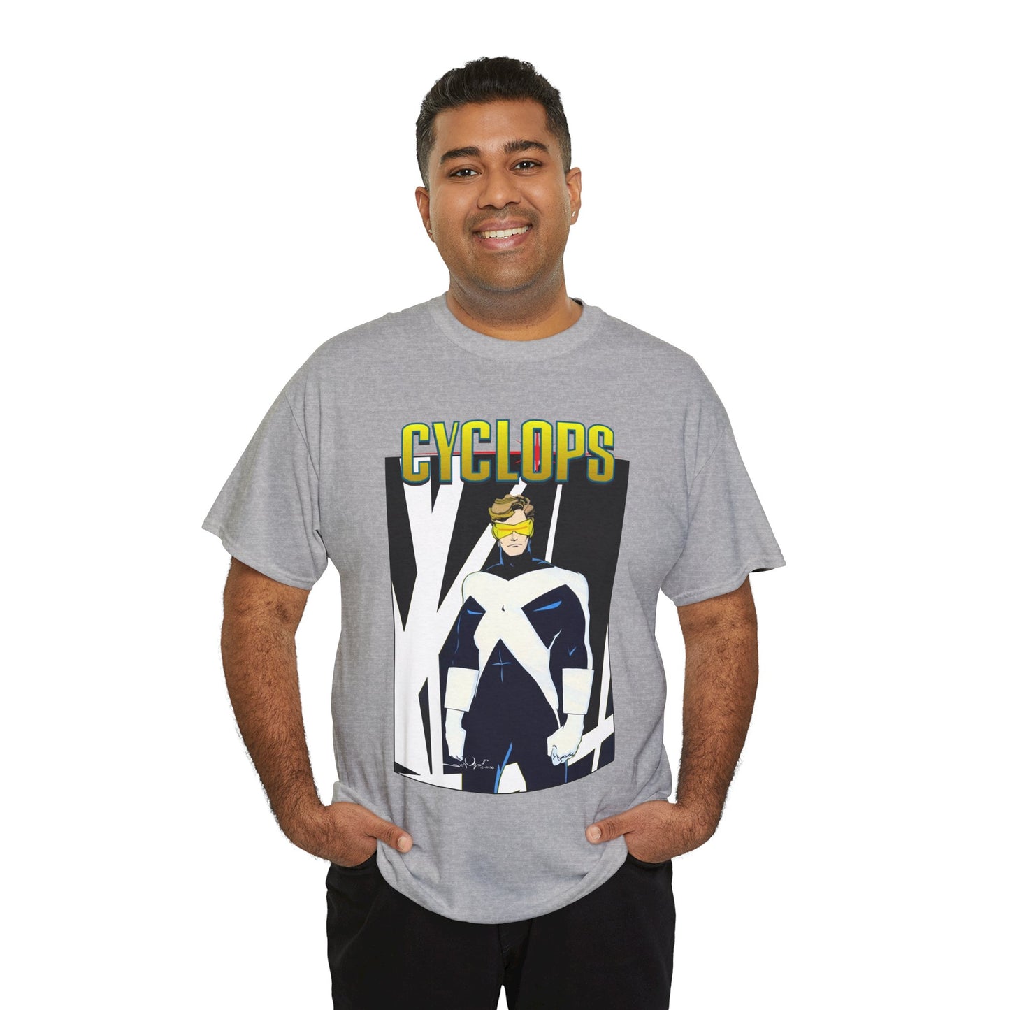 Cyclops T-Shirt - Walt Simonson Art - X-Men, X-Factor Member & Leader - Scott Summers - Marvel Comics