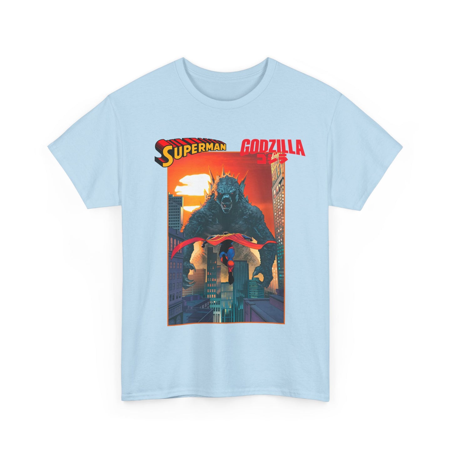 Superman Vs Godzilla T-Shirt - DC Comics - Man of Steel Vs the King of the Monsters