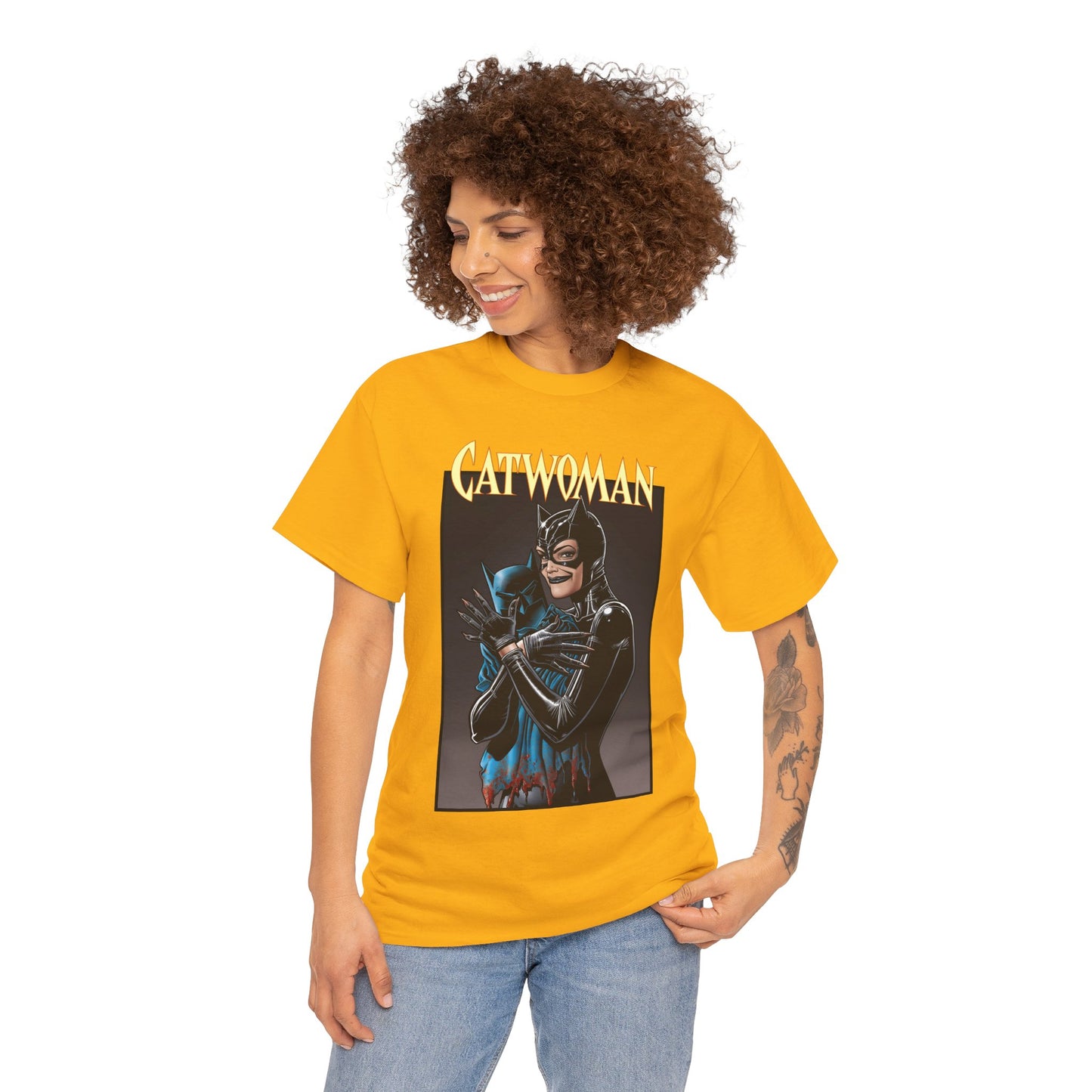 Catwoman T-Shirt - Brian Bolland Art - Batman Foe, Friend, Lover - Gotham City - Selina Kyle, Master Thief - DC Comics