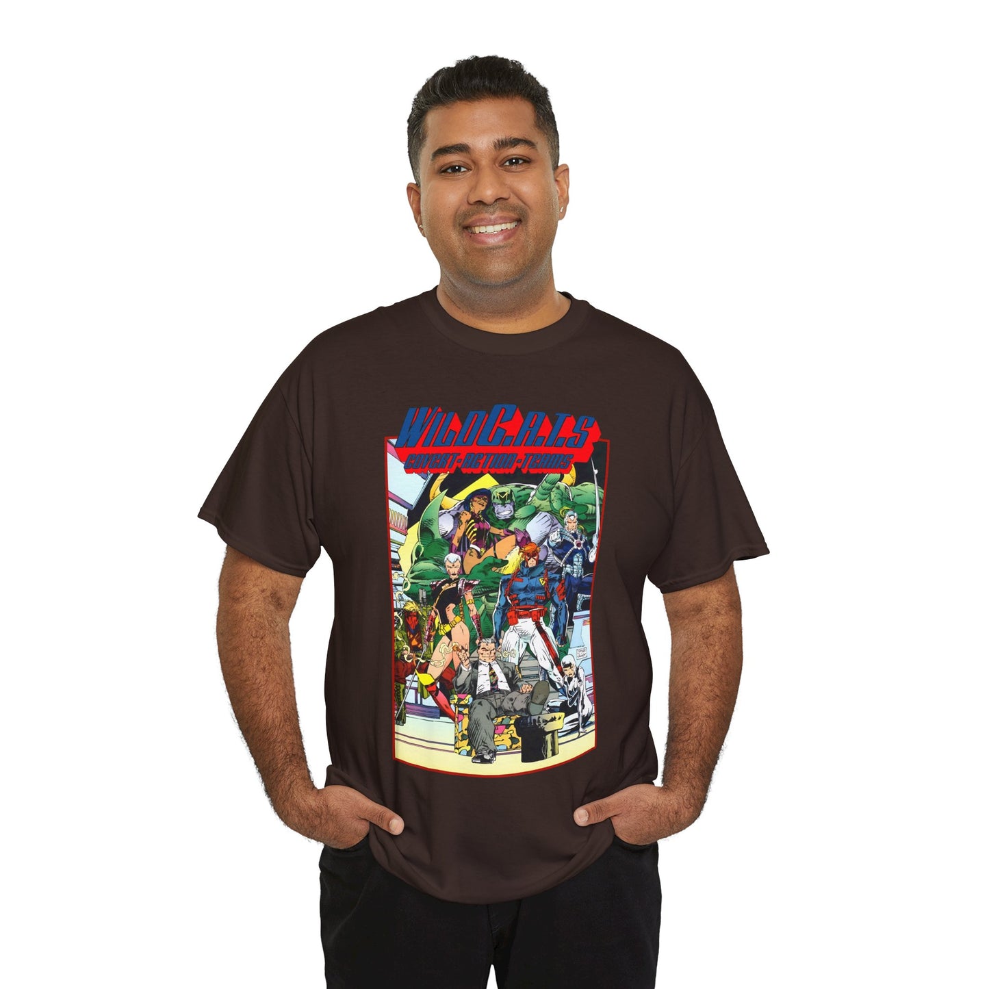 Wildcats Shirt - Jim Lee Art - Warblade, Maul, Voodoo, Grifter, Zealot, Emp, Void - Image Comics/Wildstorm/DC Comics