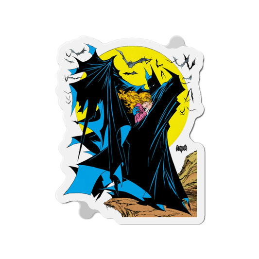 Batman Die-Cut Magnet - Todd McFarlane Art - Surrounded by Bats - Gotham City, Dark Knight Detective - DC Comics - 3", 4", 5", 6"