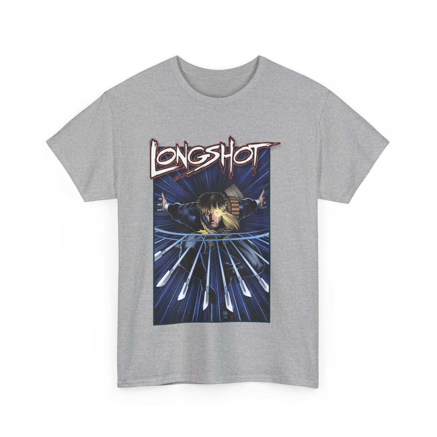 Longshot T-Shirt - Arthur Adams Art - Marvel Comics - Uncanny X-Men - Mojoverse Mutant - Popular 1980s Character