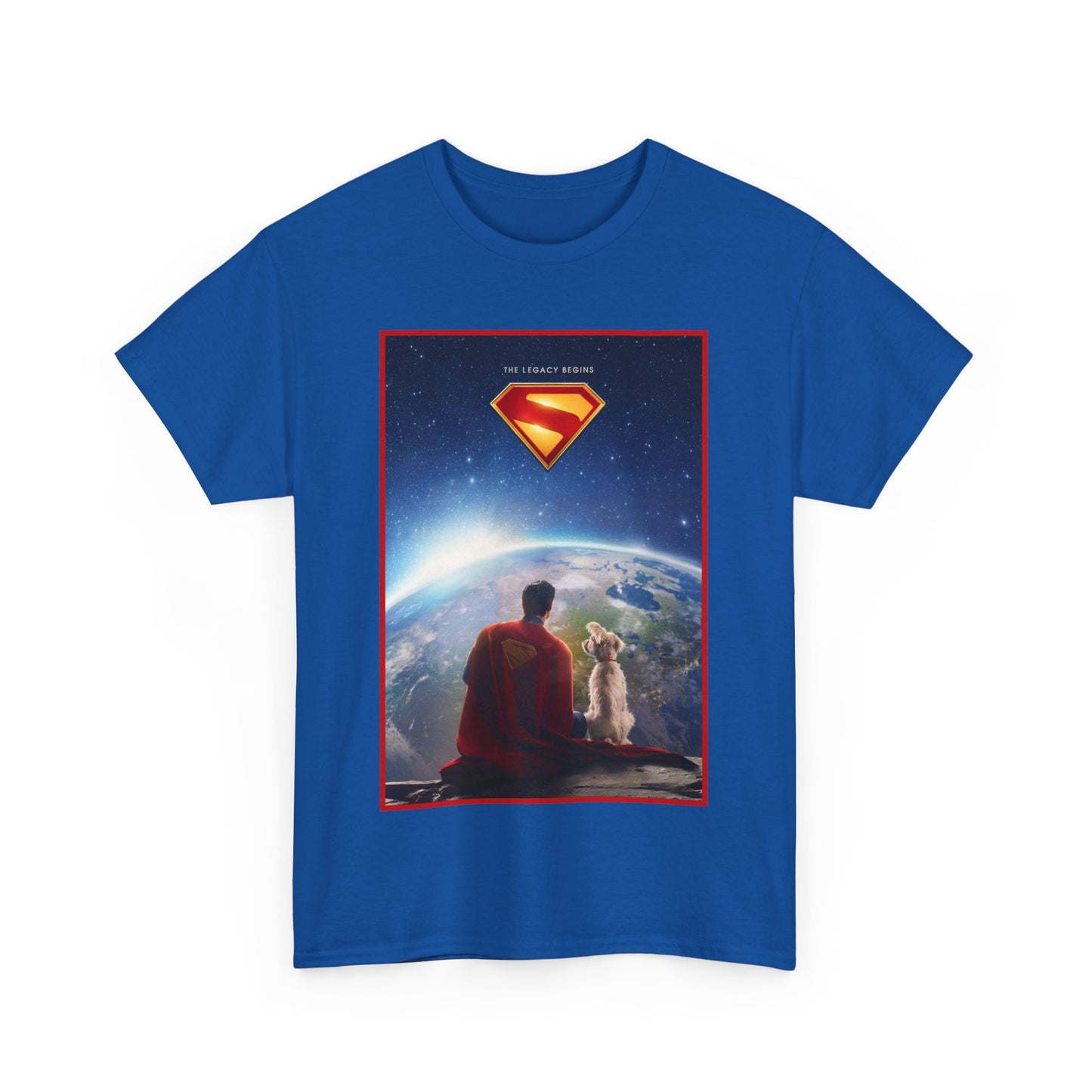 Superman Legacy T-Shirt - 2025 James Gunn Movie Scene - Clark & Krypto On the Moon - David Corenswet - DC Comics - Man of Steel
