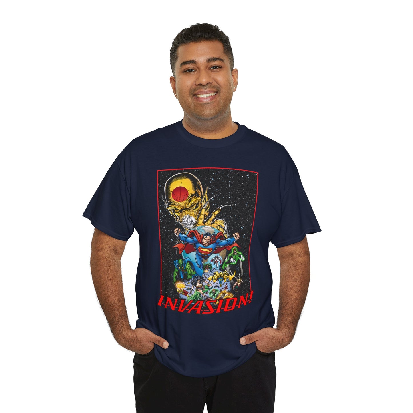 Invasion T-Shirt - Bart Sears Art - DC Comics