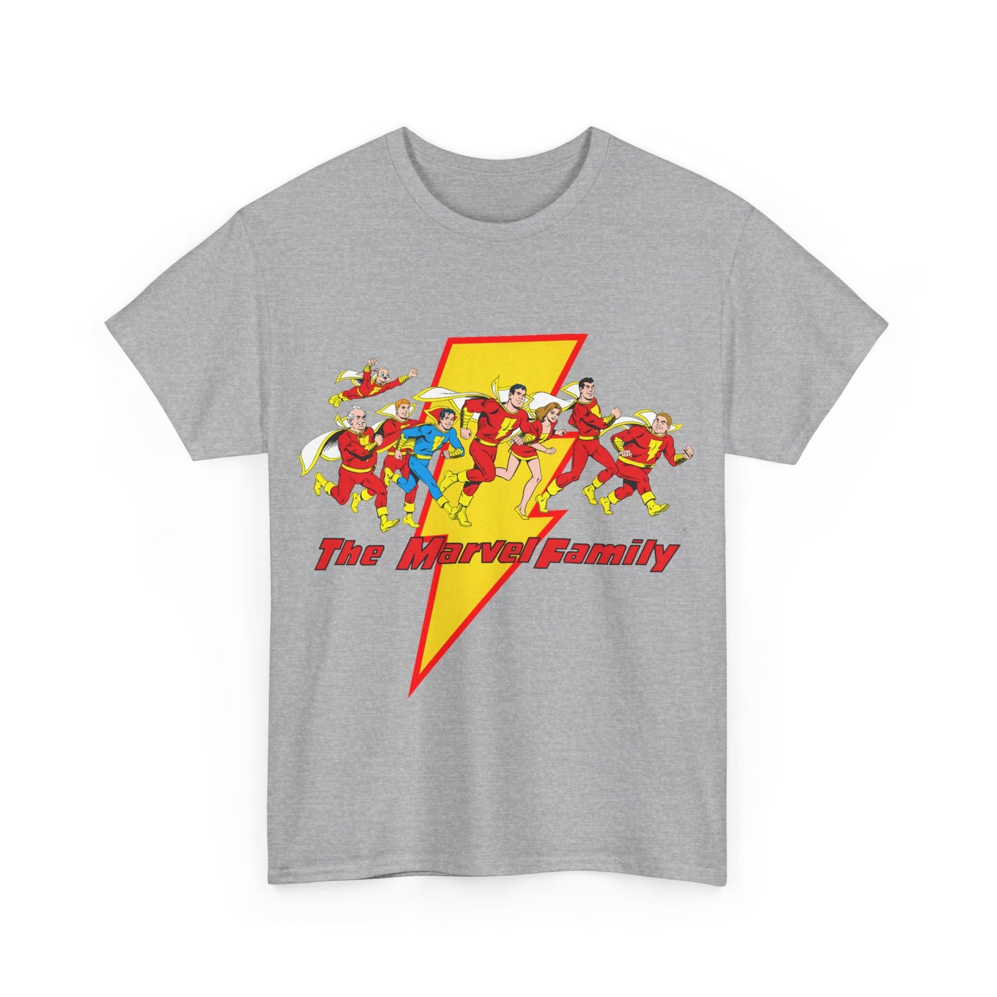 Marvel Family T-Shirt - Shazam - DC Comics - Mary Marvel, Hoppy the Marvel Bunny, Uncle Marvel, Captain Marvel Jr - DC Who's Who Art