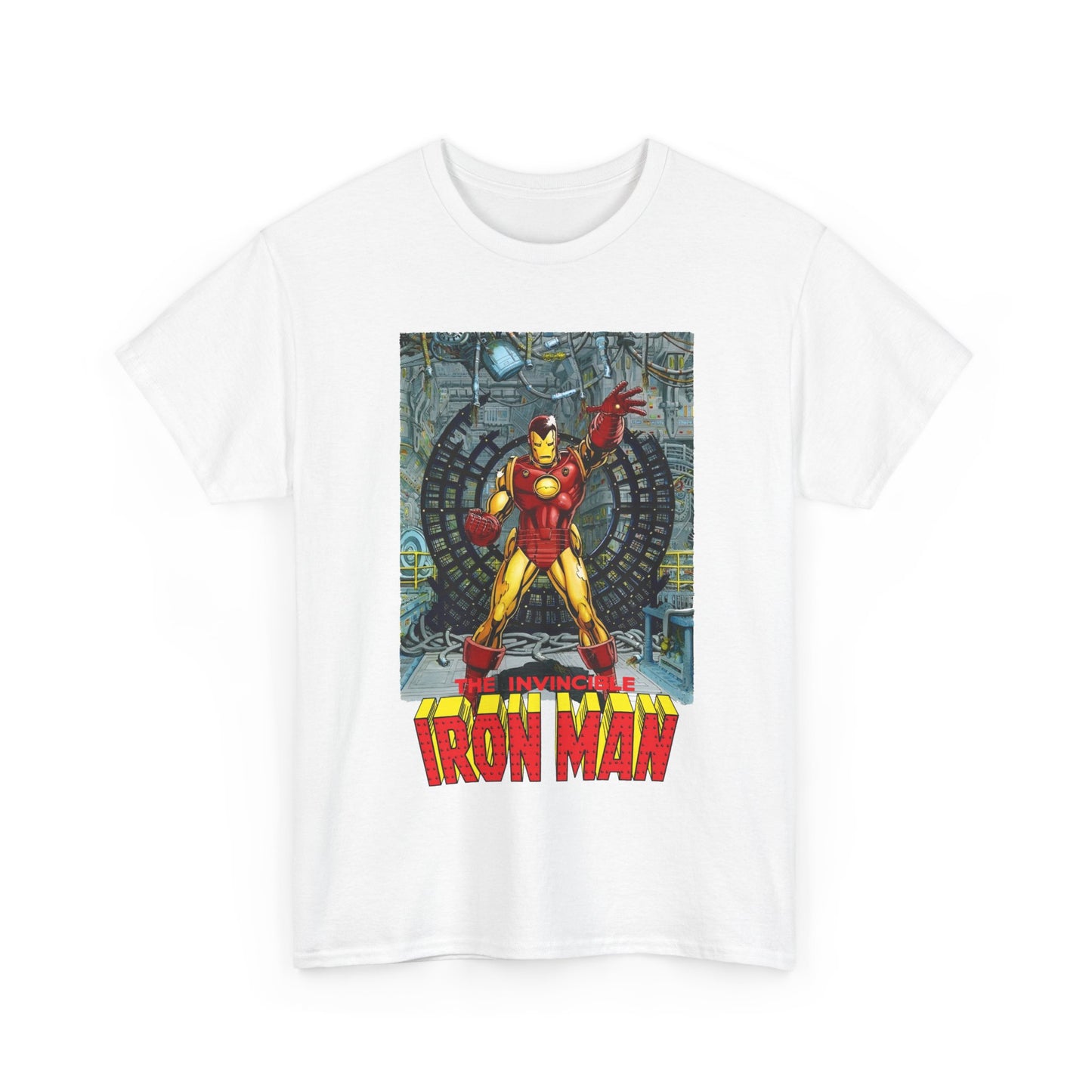 Iron Man T-Shirt - Bob Layton Art - Tony Stark Armor - Avengers Member & Leader - Marvel Comics