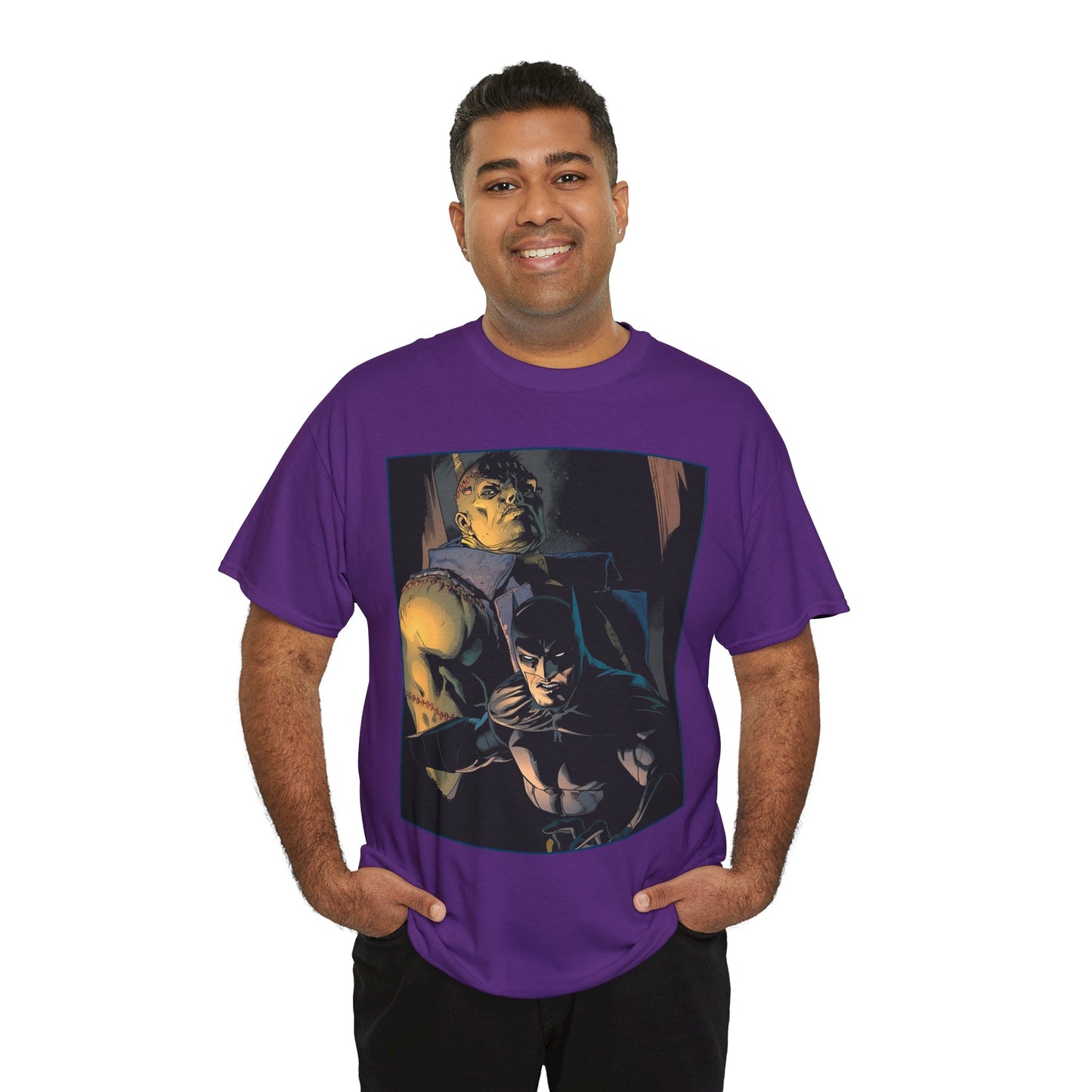 Batman & Frankenstein T-Shirt - Doug Mahnke Art - DC Comics