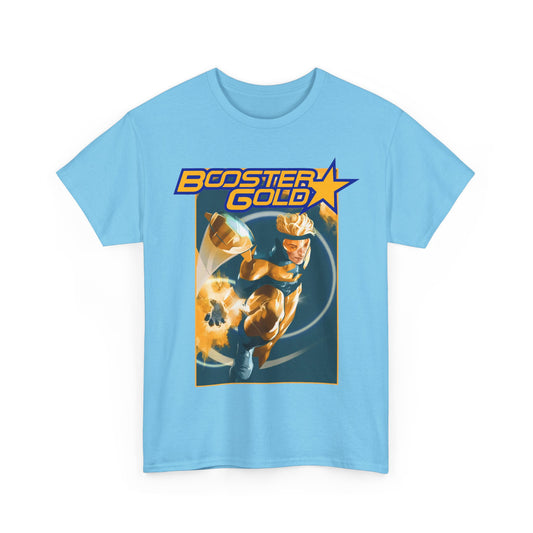 Booster Gold T-Shirt - Don Aguillo Art - Justice League: The Omega Act - DC Comics