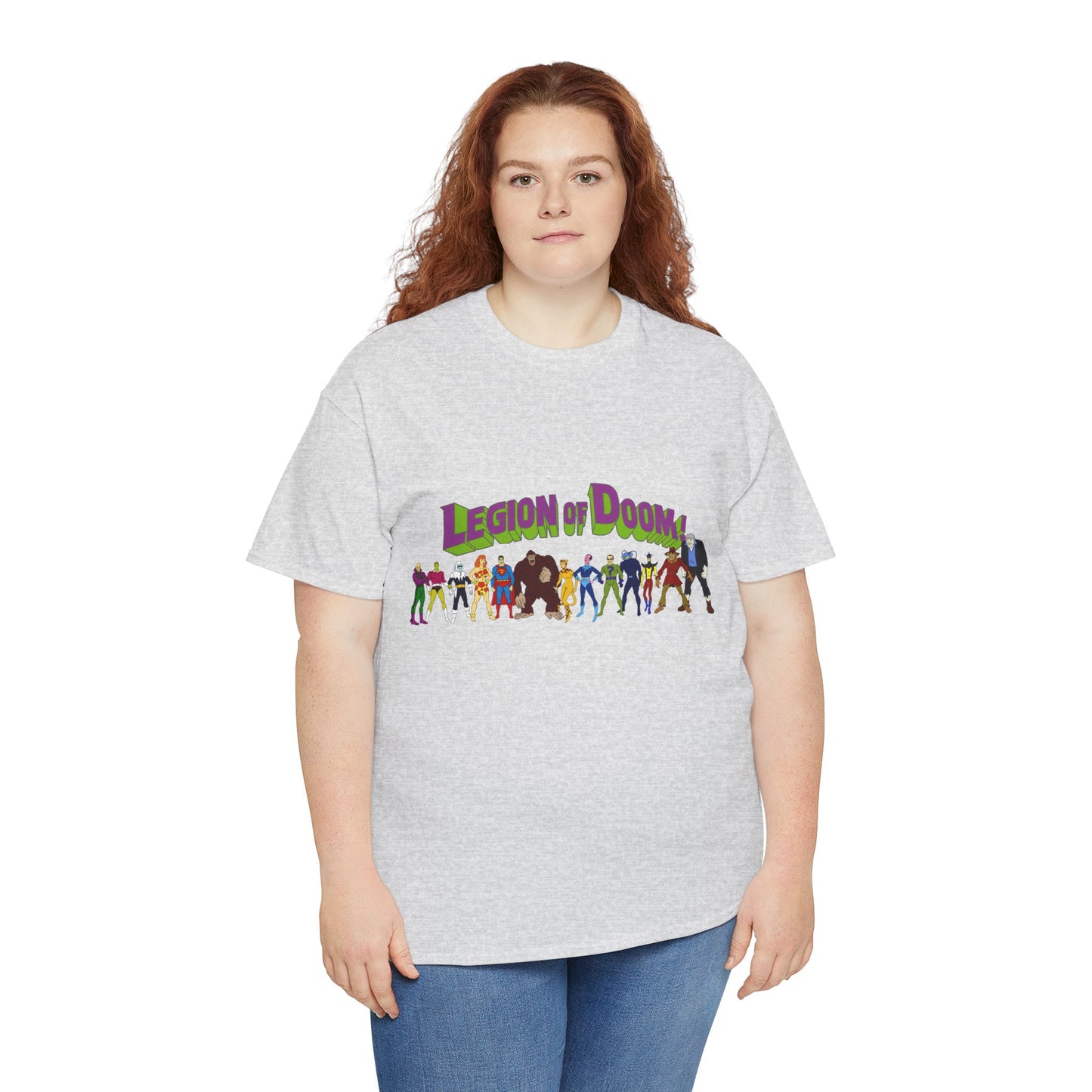 Legion of Doom T-Shirt - Super Friends Villains - Lex Luthor, Giganta, Scarecrow, Grodd, Brainiac, Riddler, Sinestro, Cheetah - Hanna-Barbera Cartoon - Challenge of the Super Friends