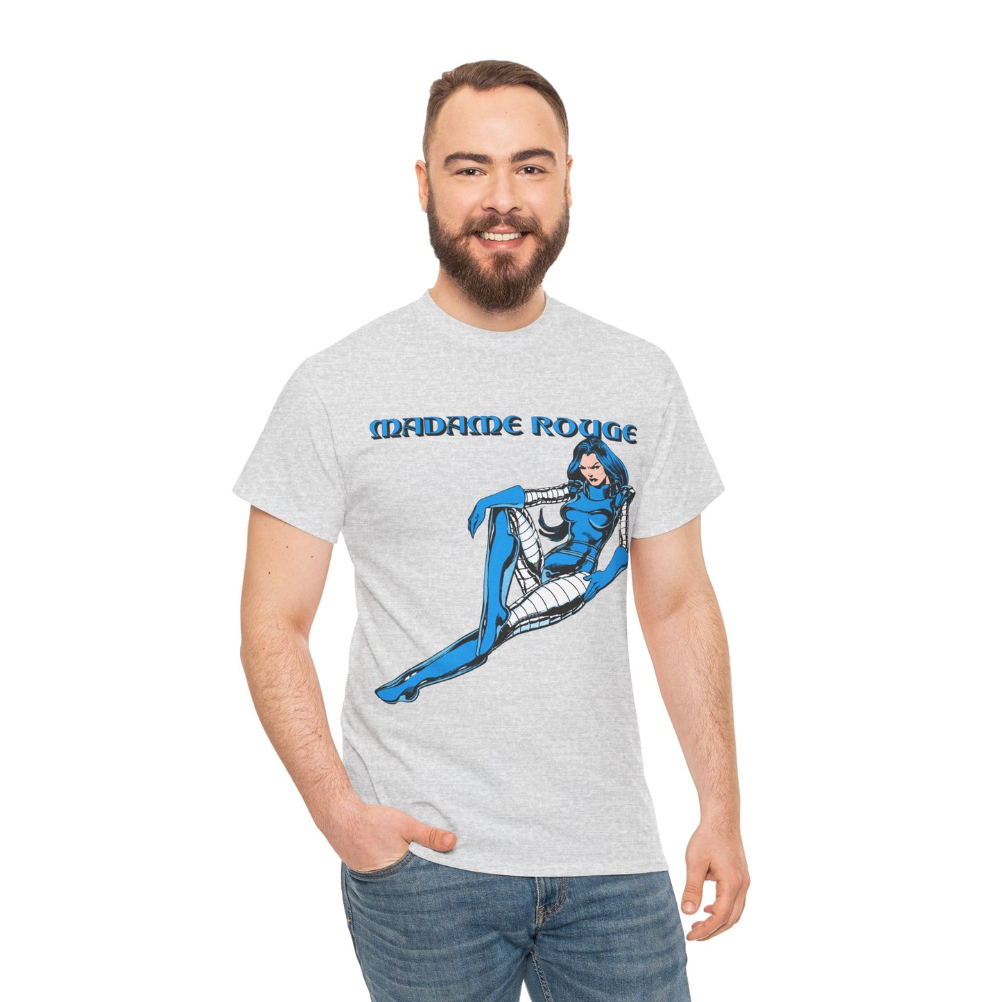 Madame Rouge T-Shirt - John Byrne Art - Doom Patrol, New Teen Titans Villain - Brotherhood of Evil - DC Comics Who's Who Entry