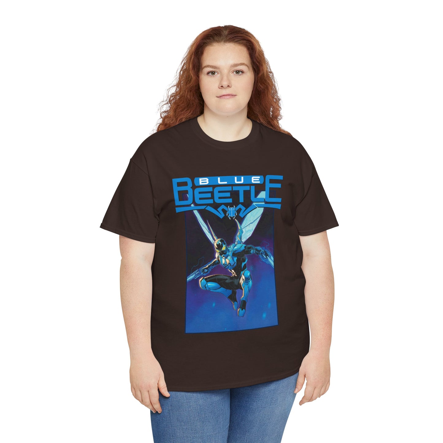 Blue Beetle T-Shirt - Dan Mora Art - DC Comics Character - Jaime Reyes