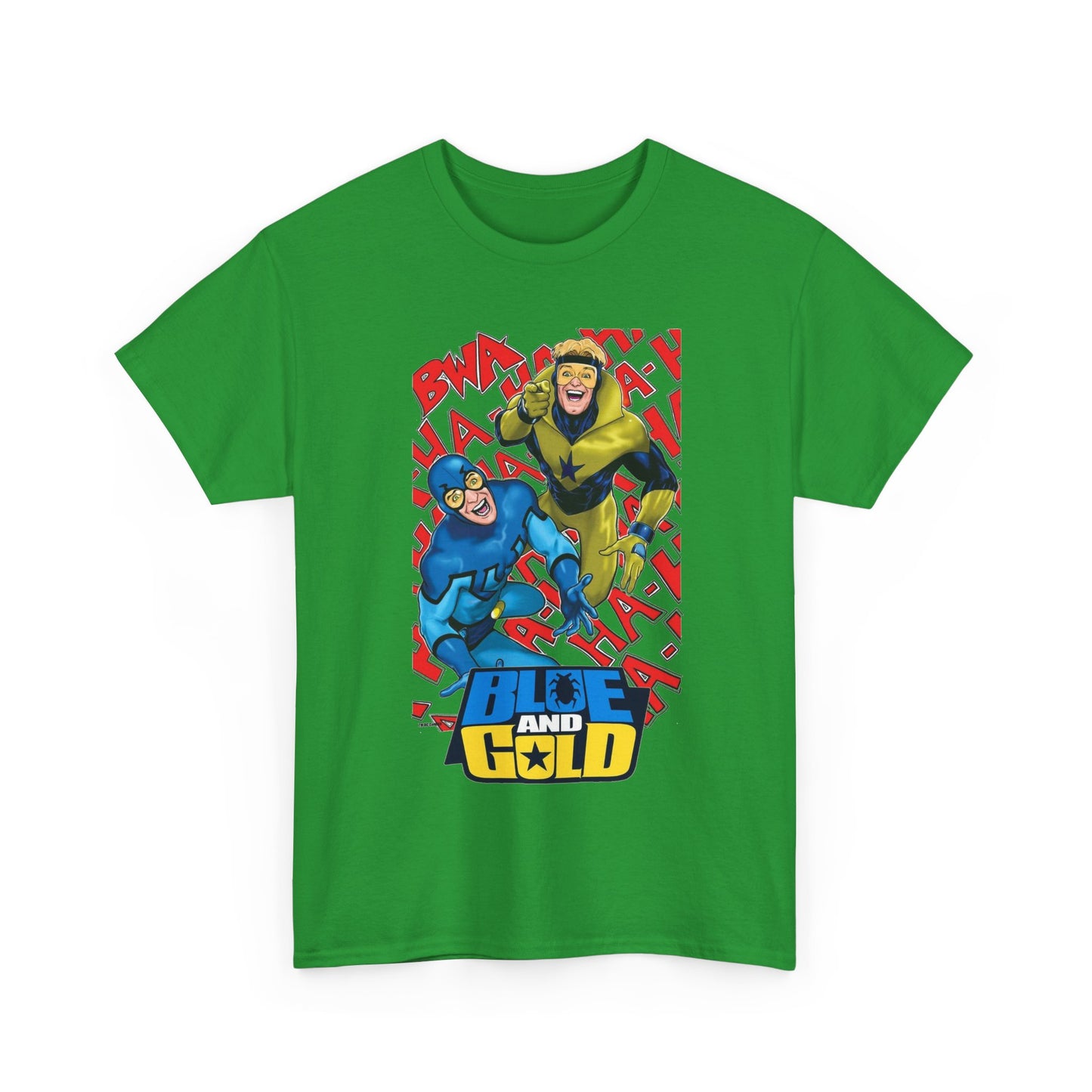 Booster Gold & Blue Beetle T-Shirt - DC Comics - Justice League International Members - Ted Kord
