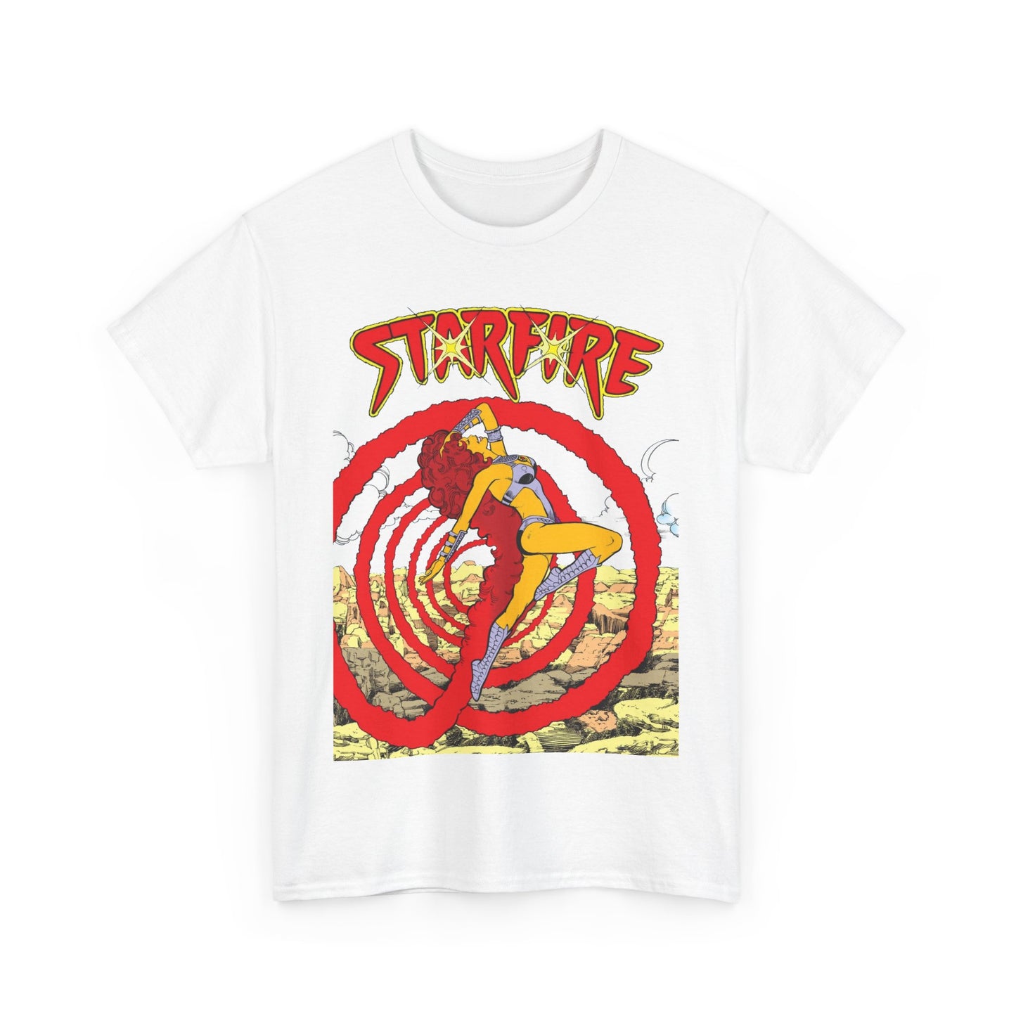 Starfire T-Shirt - George Perez Art - New Teen Titans Member - DC Comics - Koriand'r, Princess from Tamaran