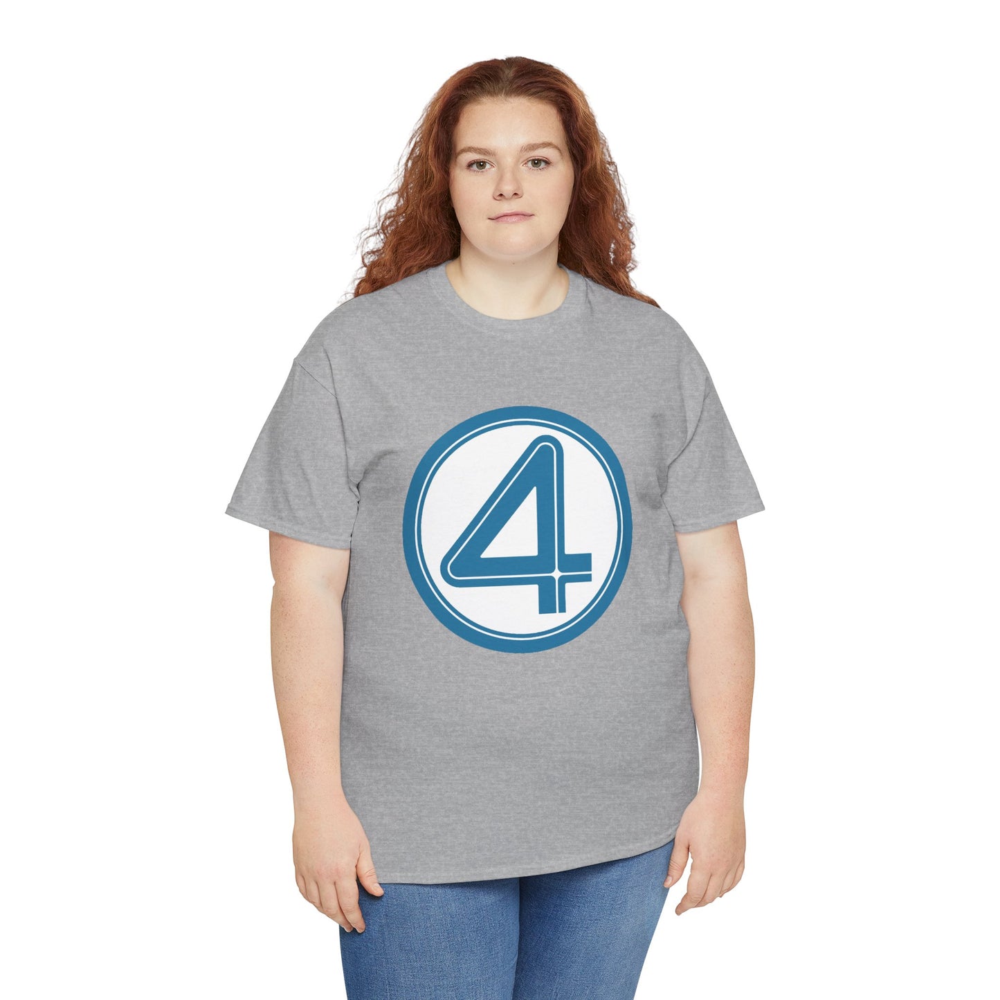 Fantastic Four Logo T-Shirt - New Marvel Movie 2025 - MCU - Pedro Pascal - 4 - Marvel Comics - Reed Richards