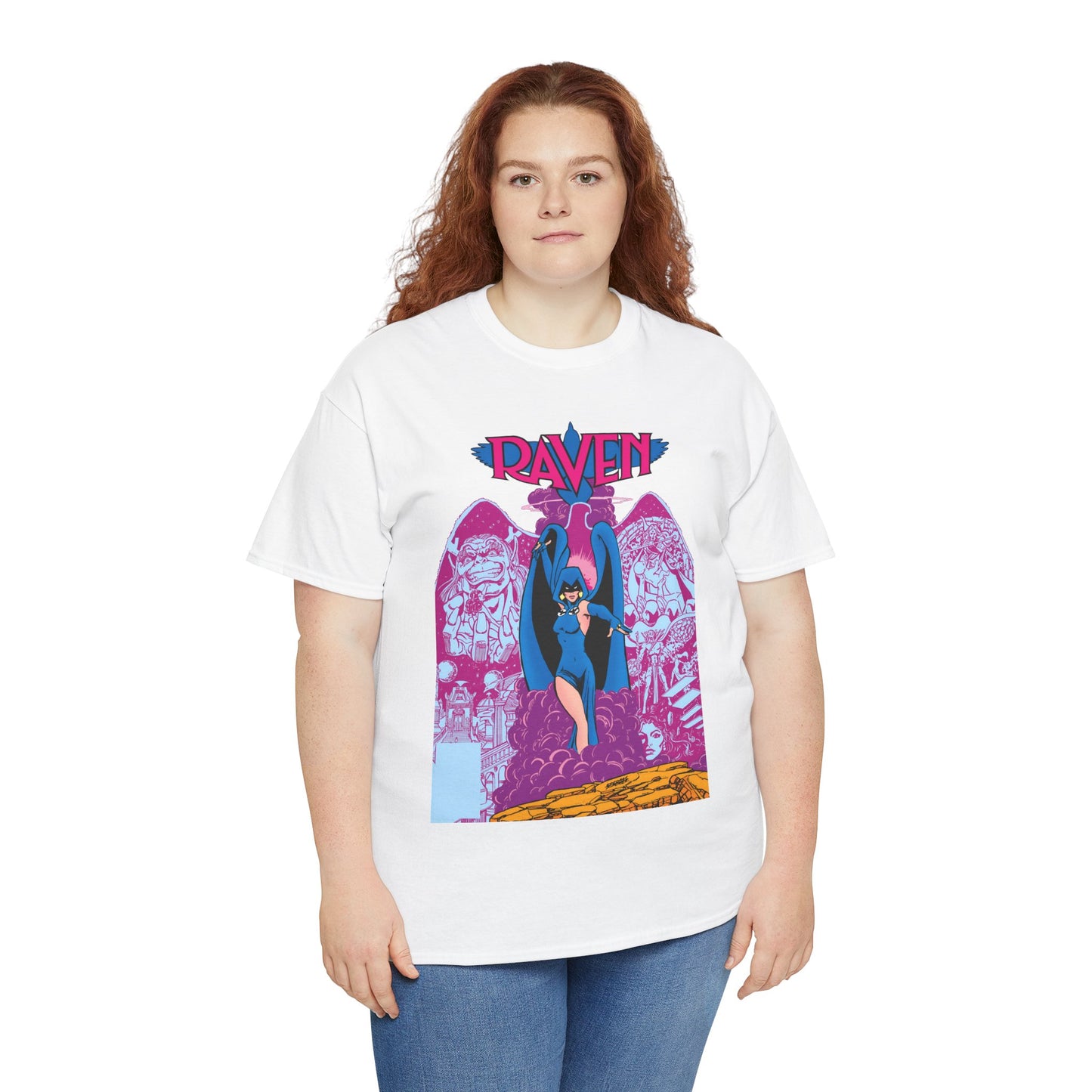 Raven T-Shirt - George Perez Art - New Teen Titans - Trigon, Azarath - DC Comics