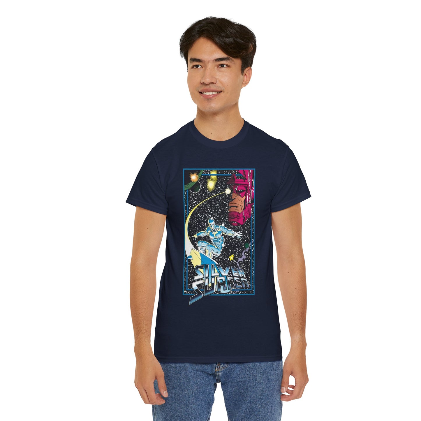 Silver Surfer T-Shirt - Ron Lim Art - Herald of Galactus - Norrin Radd - Popular Marvel Comics Character