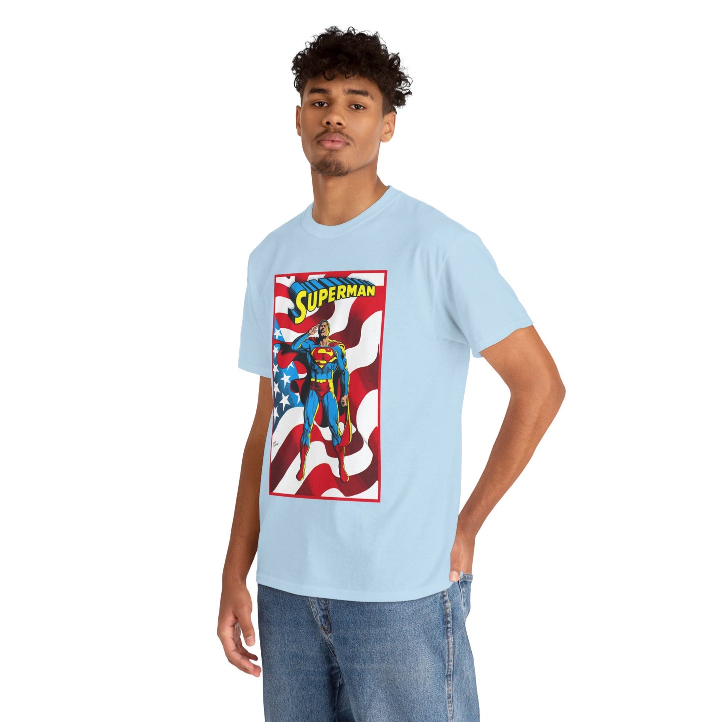 Superman T-Shirt - Jerry Ordway Art - Man of Steel, Metropolis - DC Comics