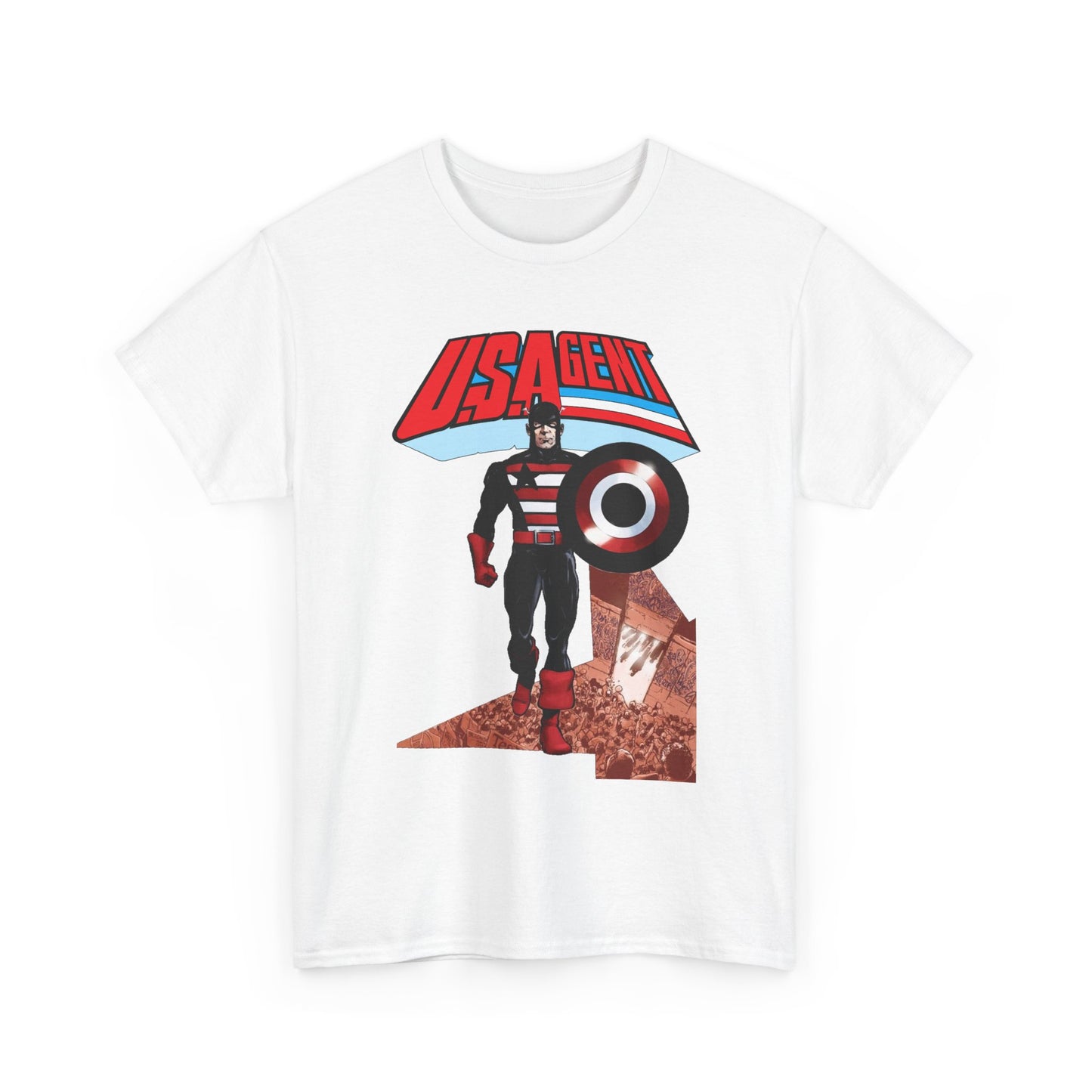 US Agent T-Shirt - Phil Jimenez Art - John Walker - Captain America Character - Marvel Comics