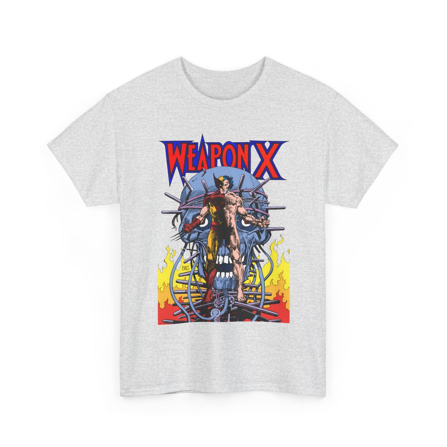 Weapon X T-Shirt - Barry Windsor-Smith Art - Wolverine Origin Story Before He Joined the X-Men - Logan, Mutant Leader - Marvel Comics