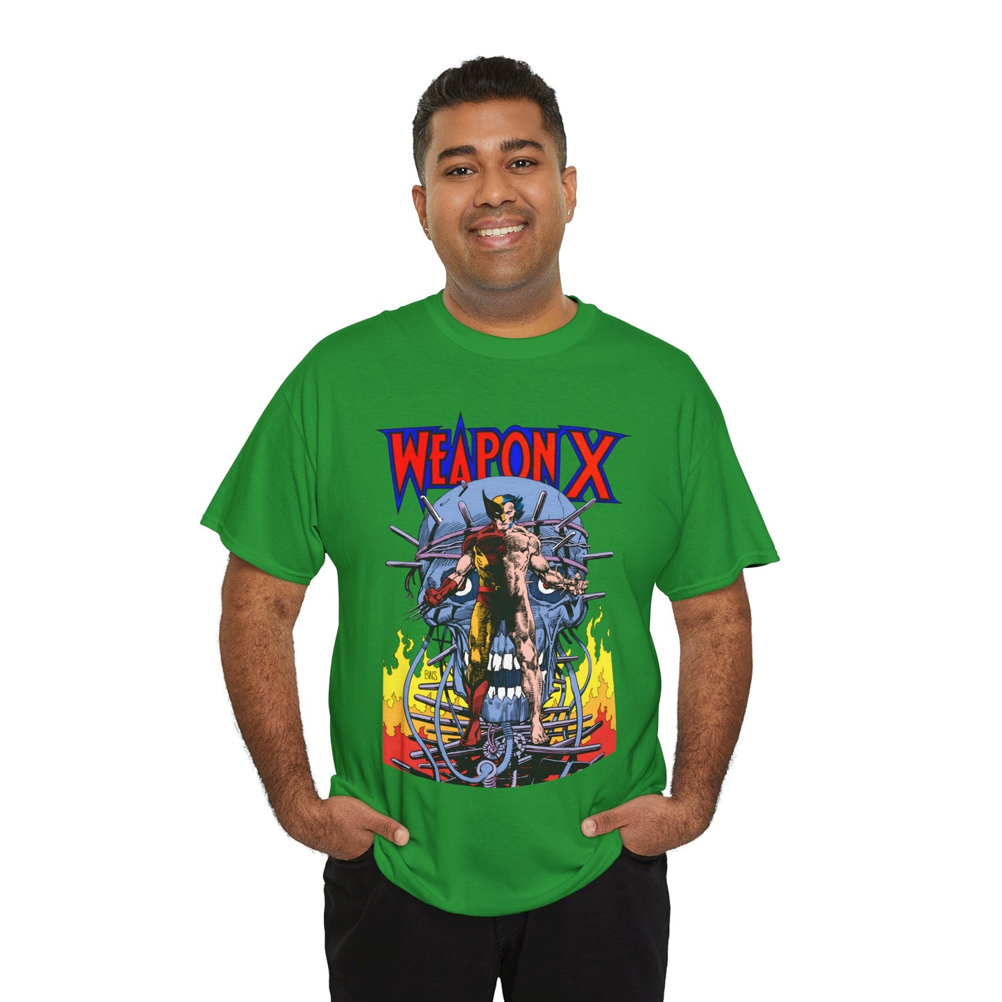 Weapon X T-Shirt - Barry Windsor-Smith Art - Wolverine Origin Story Before He Joined the X-Men - Logan, Mutant Leader - Marvel Comics
