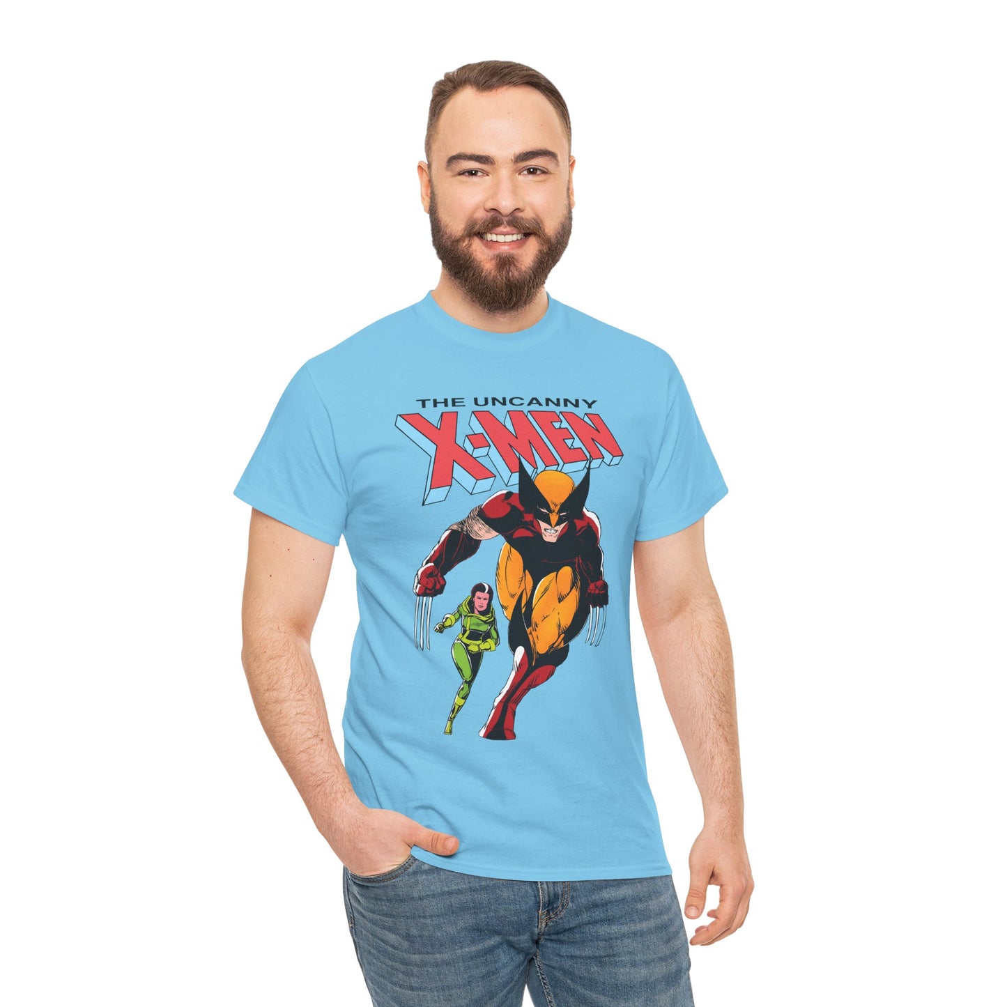 Wolverine & Rogue T-Shirt - Paul Smith Art - X-Member, Mutants - Marvel Comics - Uncanny X-Men #173 Cover - Logan