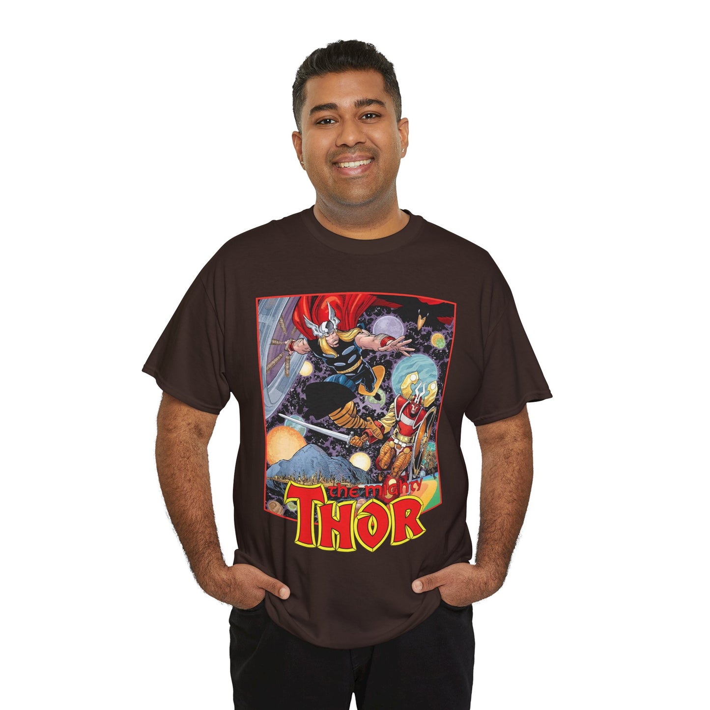 Mighty Thor T-Shirt - Walt Simonson Art - Odin, Asgard - 1980s Series - Marvel Comics