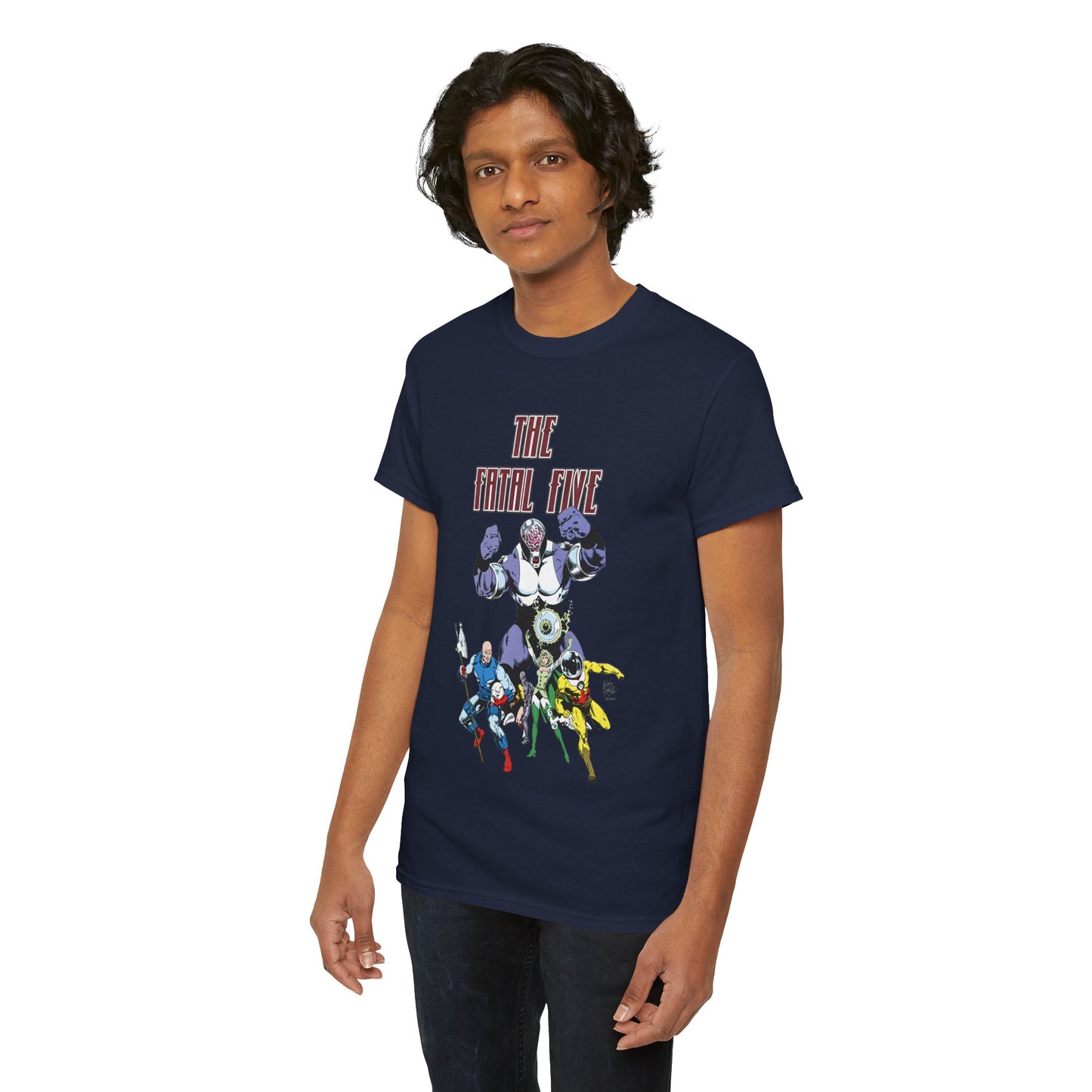 Fatal Five T-Shirt - Legion of Super-Heroes Villains - DC Comics LOSH - Validus, Emerald Empress