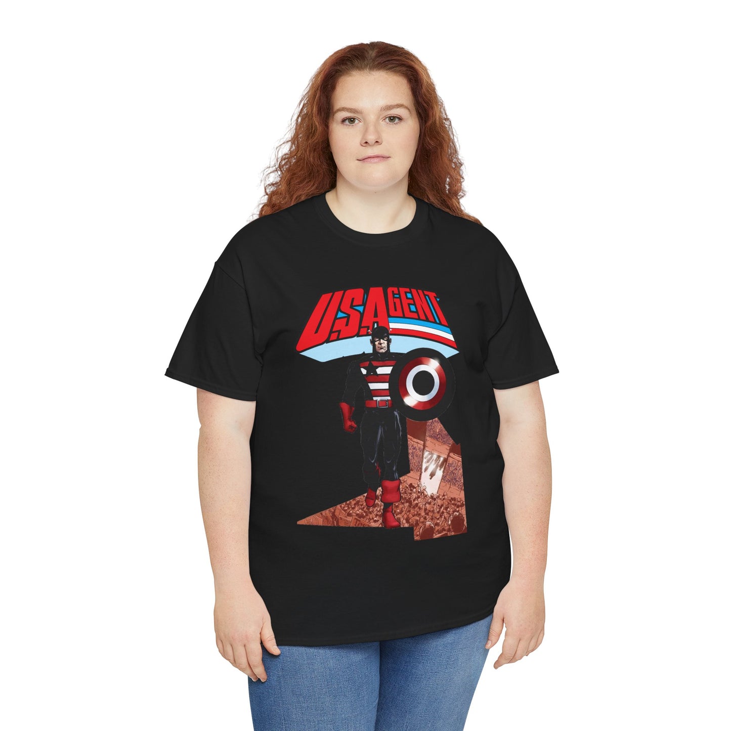 US Agent T-Shirt - Phil Jimenez Art - John Walker - Captain America Character - Marvel Comics
