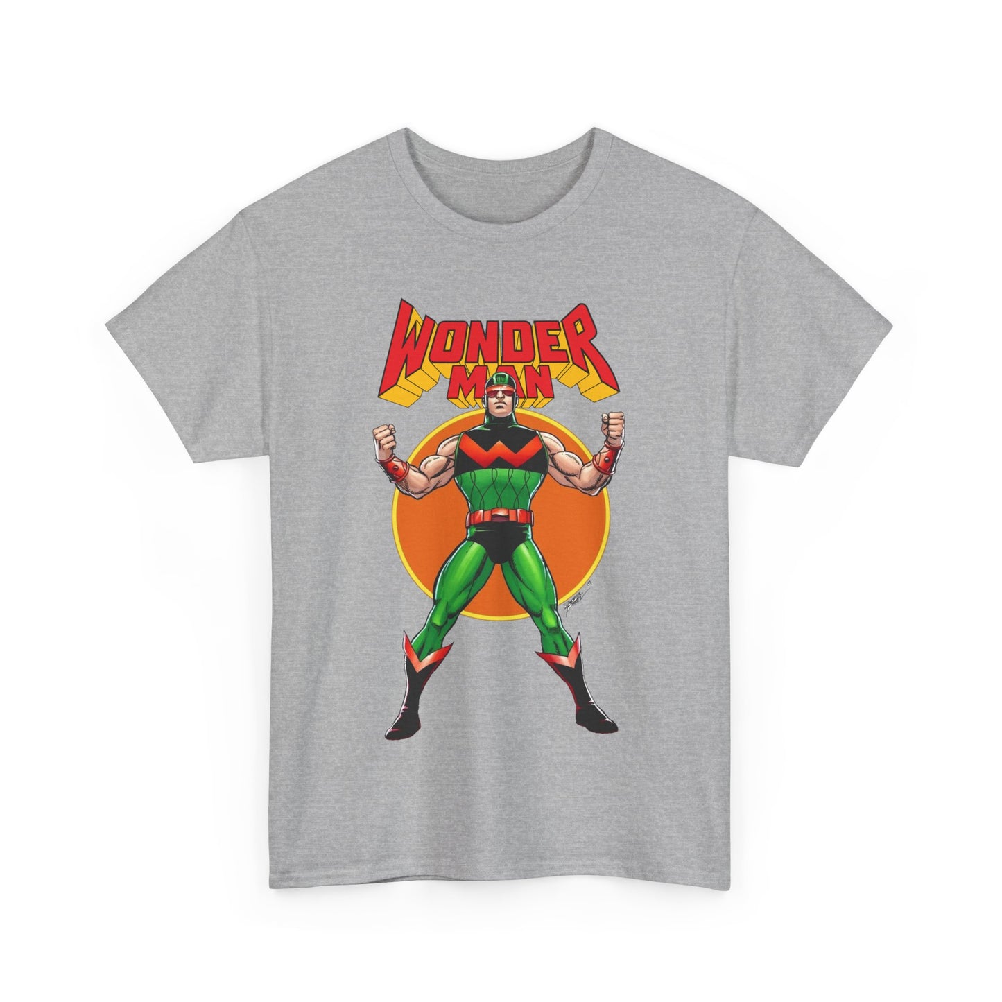Wonder Man T-Shirt - Classic George Perez Art - Simon Williams, Avengers Member - Popular Marvel Comics Character