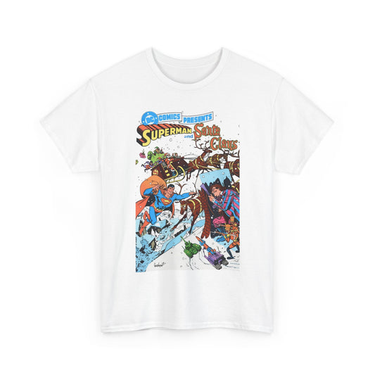 Superman & Santa Claus T-Shirt - José Luis García-López Art - DC Comics Presents #67 - Vs. Toyman